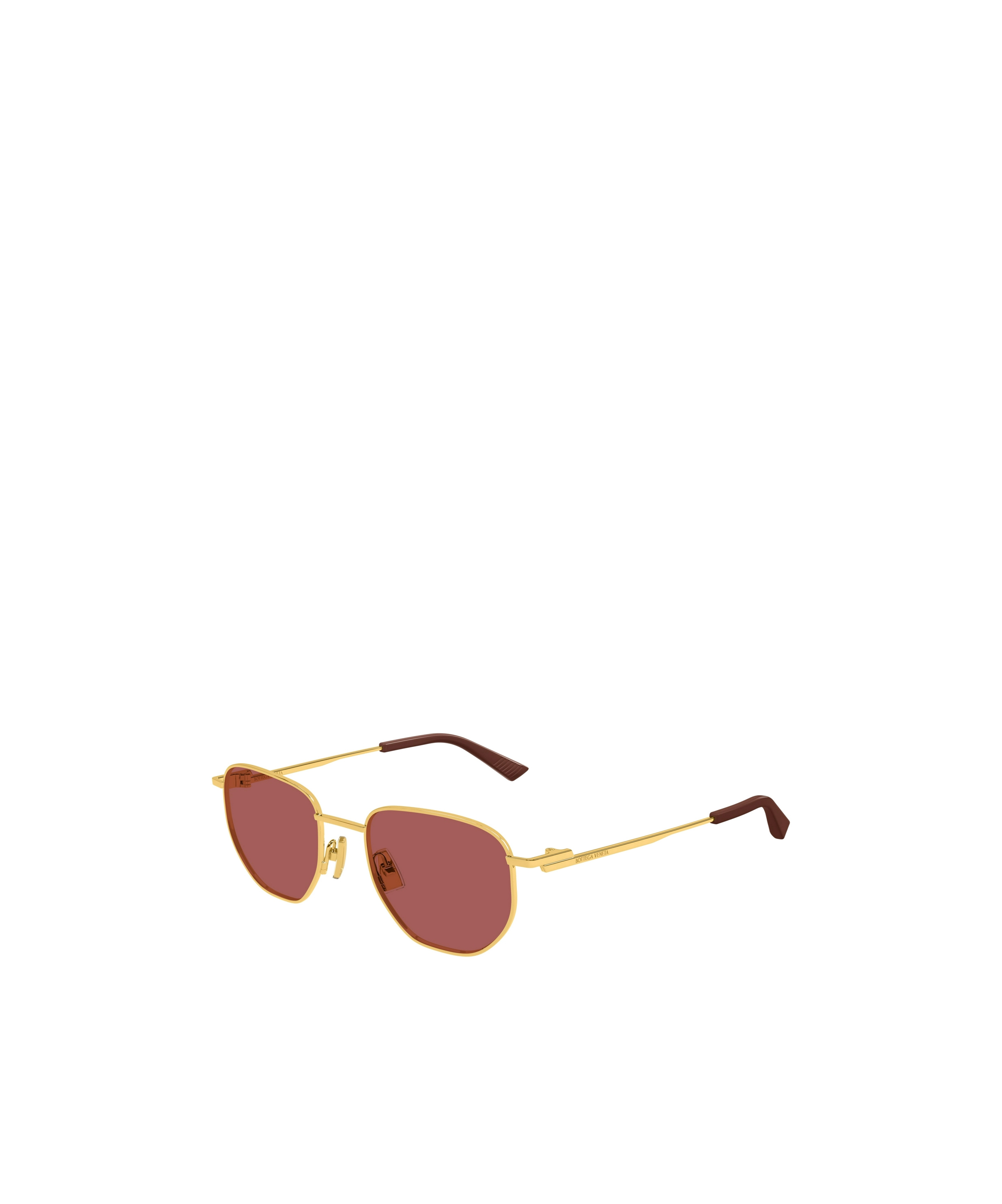 Bottega Veneta Eyewear Split Panthos Sunglasses In Pink