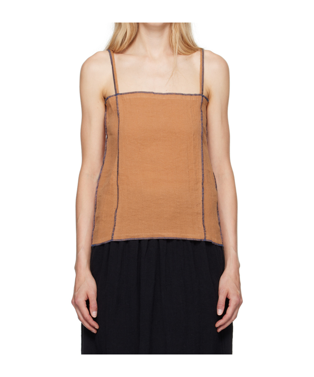 Baserange Shok Square Collar Sling In Nude