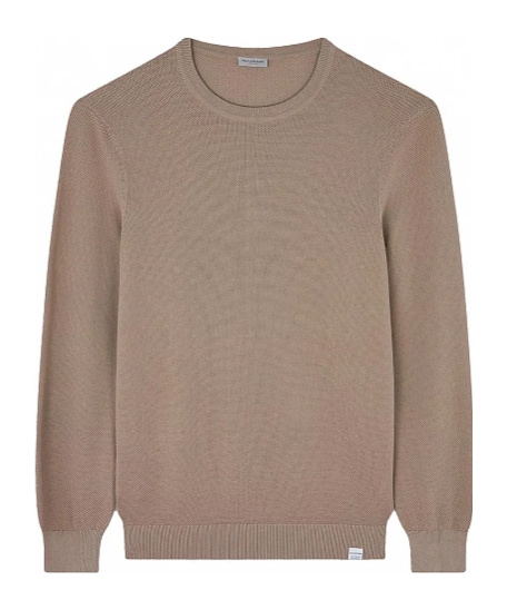 Shop Paul & Shark Long-sleeved Sweater In Brown