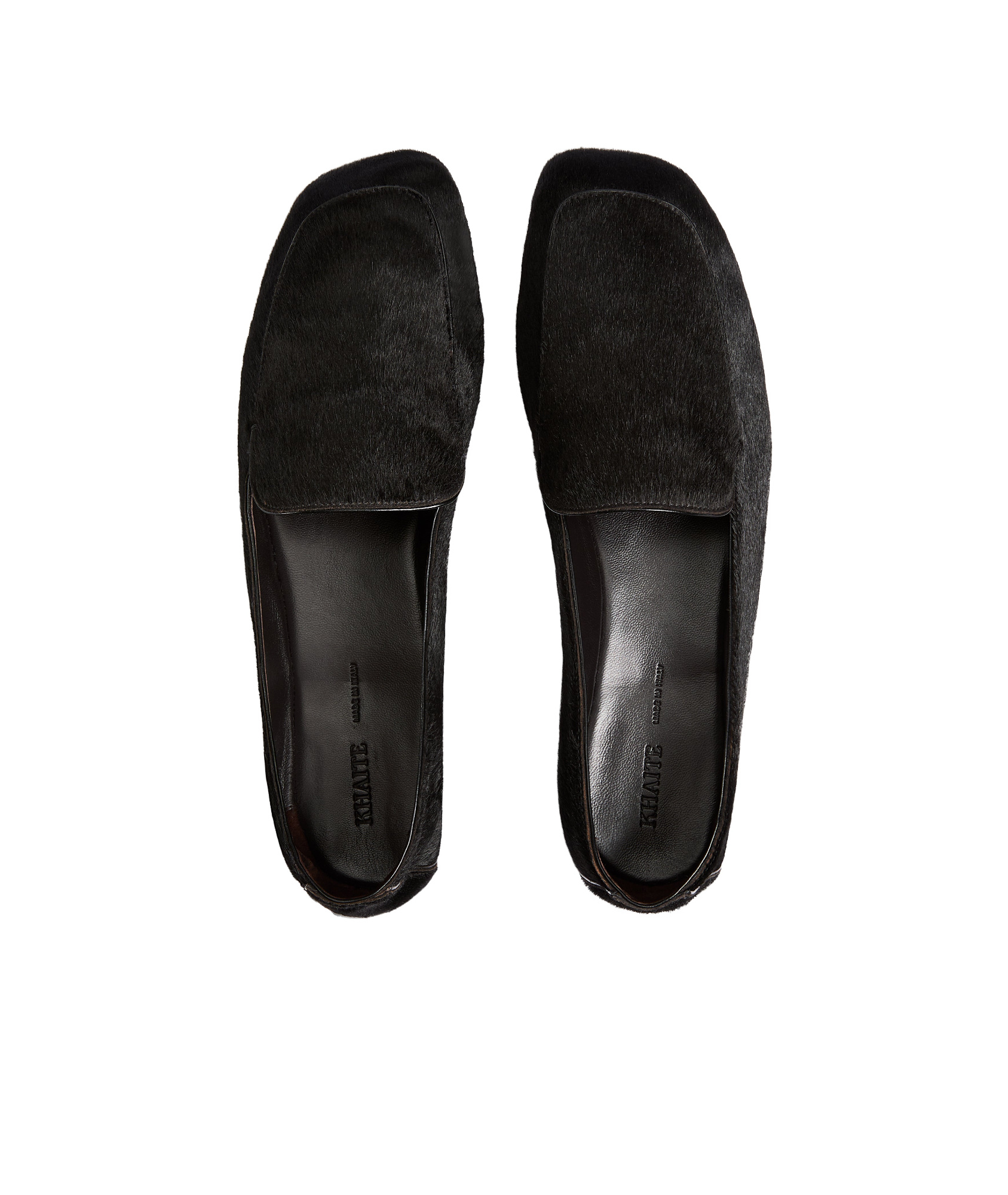 Khaite Monroe Loafer Shoes In Black