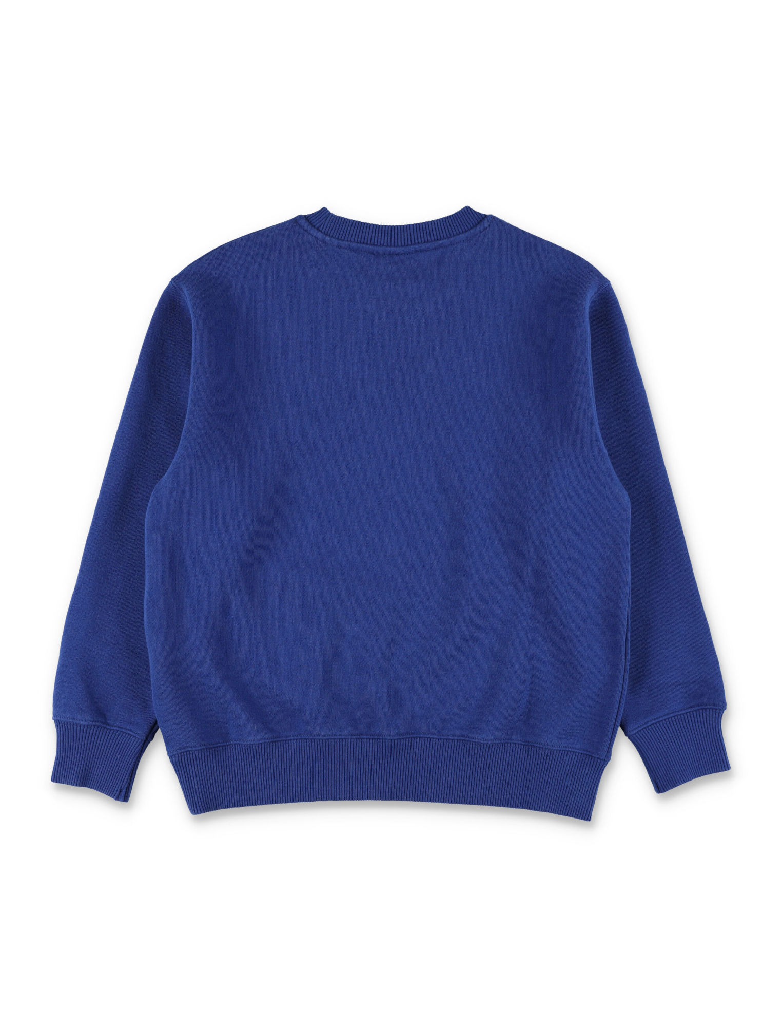 Off-white Kids Logo Printed Crewneck Sweatshirt In Blue