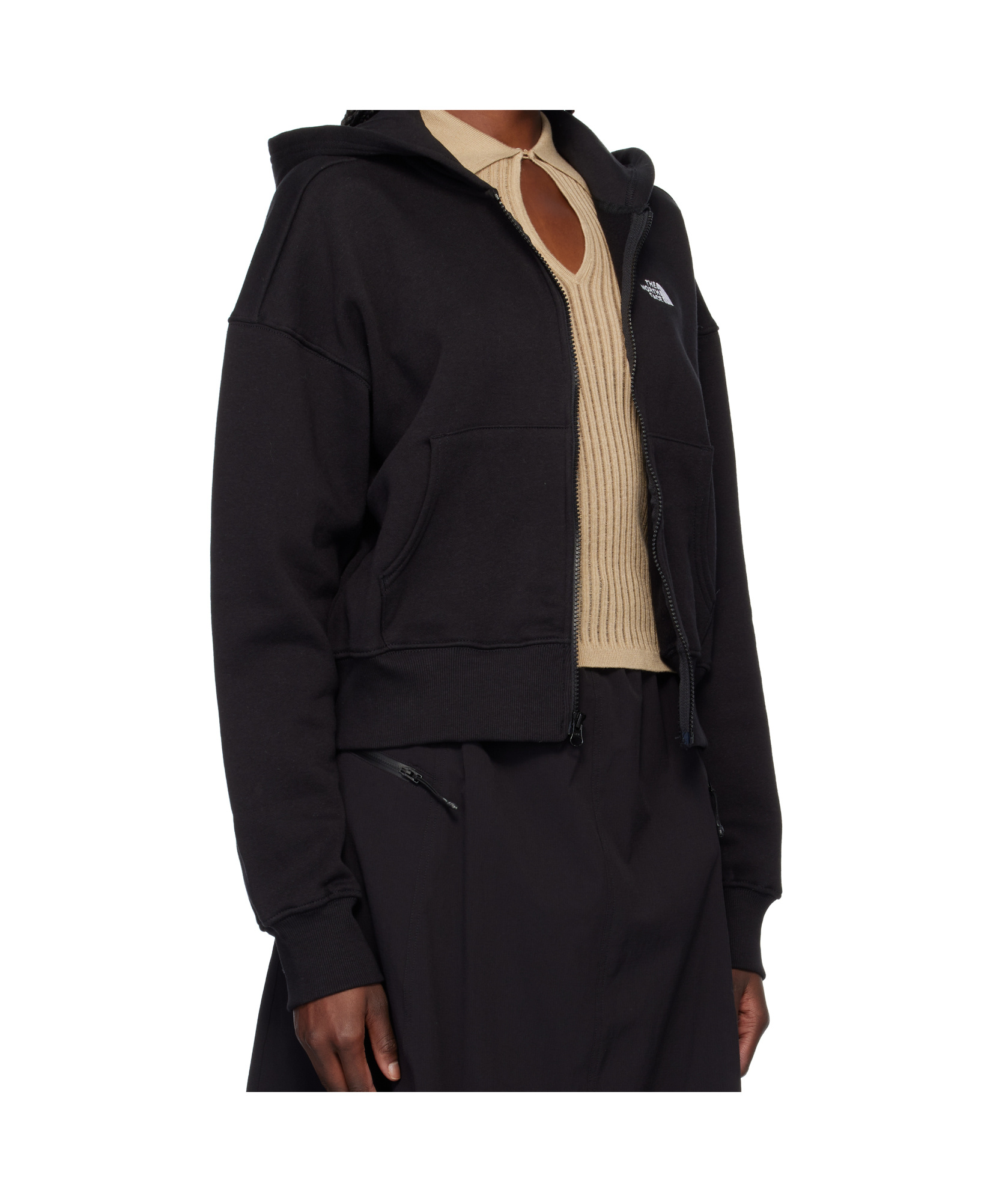 The North Face Black Evolution Full-zip Hoodie In Black