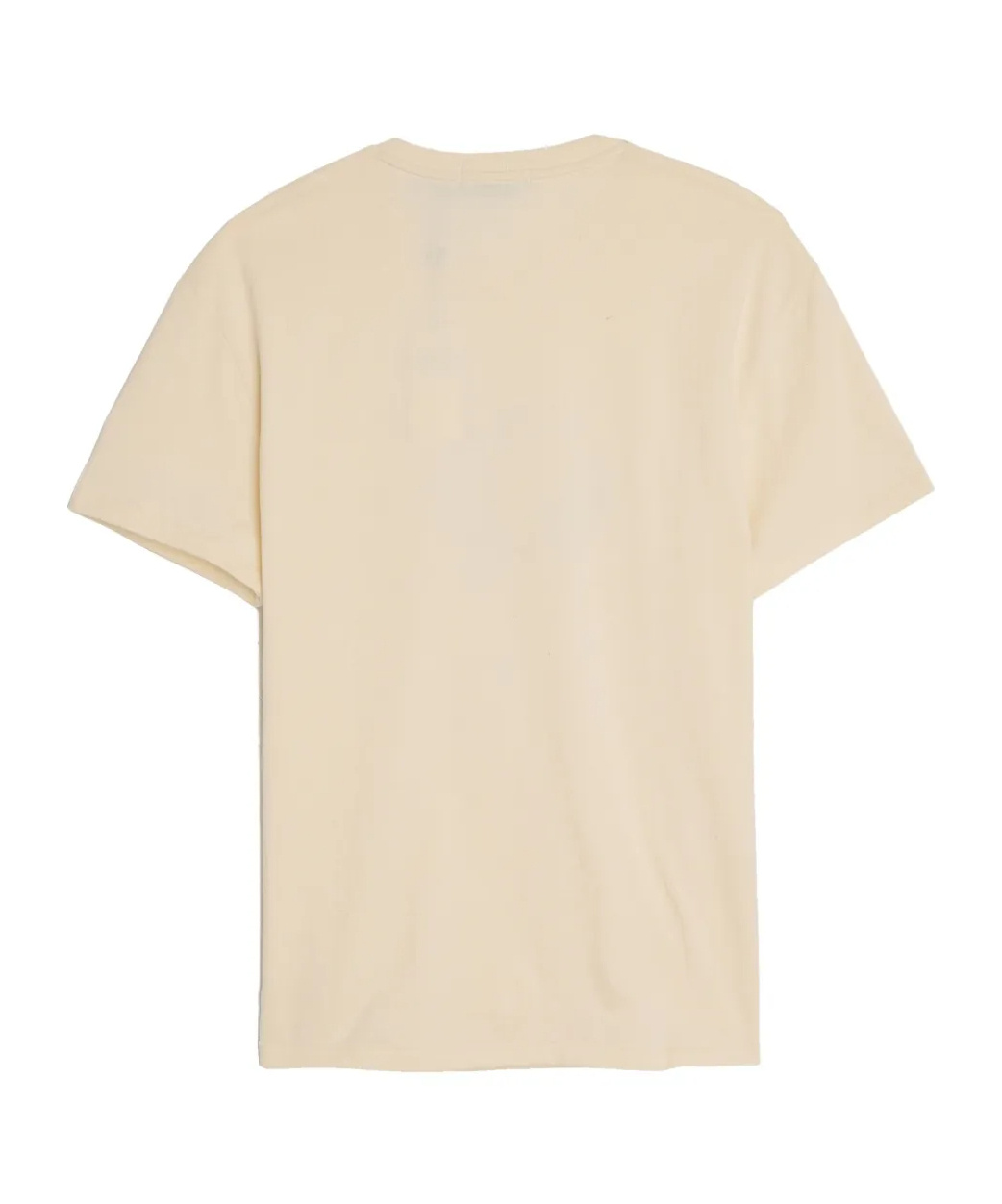 Polo Ralph Lauren White Crewneck T-shirt With Maxi Polo Bear Print On The Front In Nude