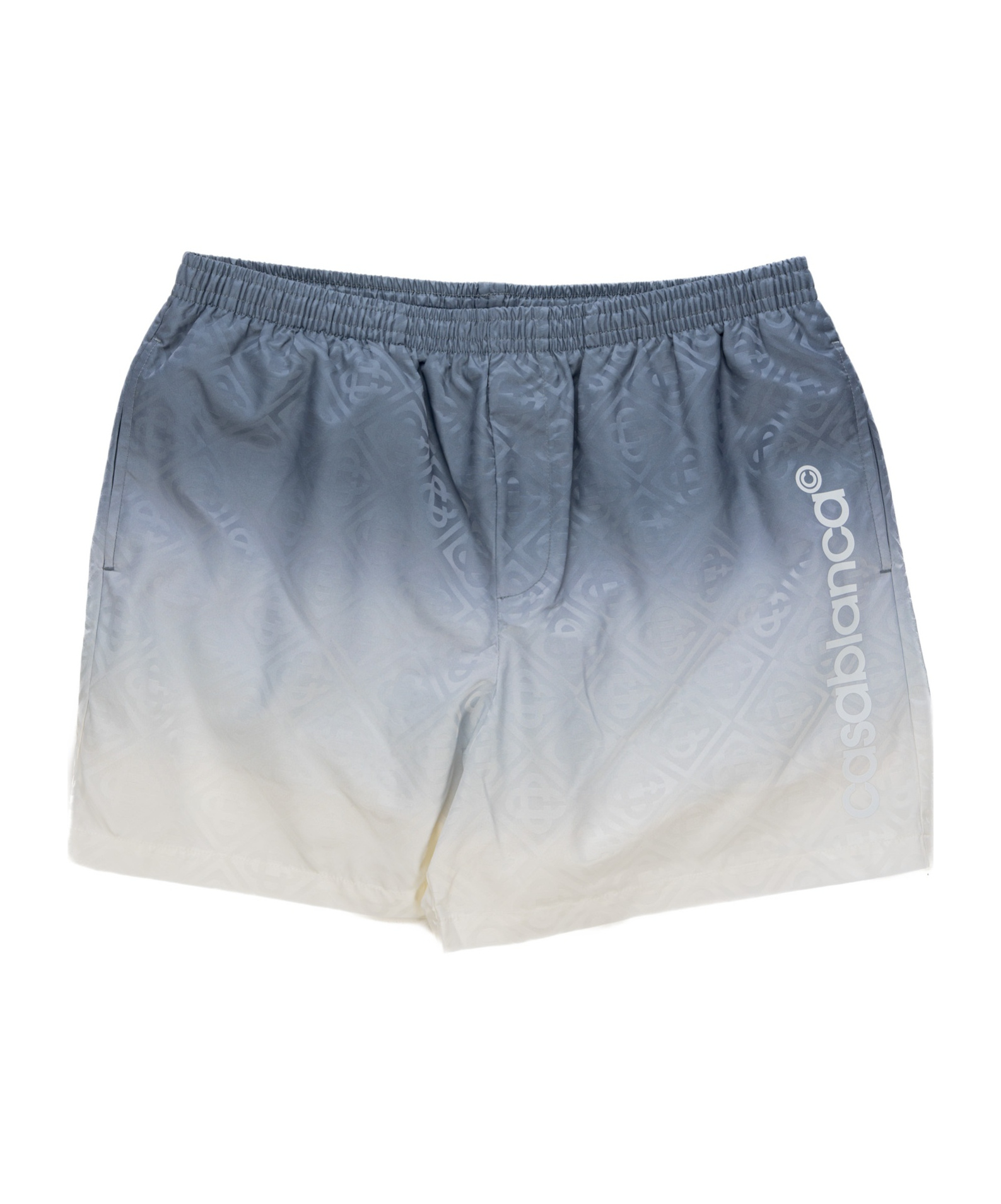 Casablanca Printed Swim Shorts In Gray