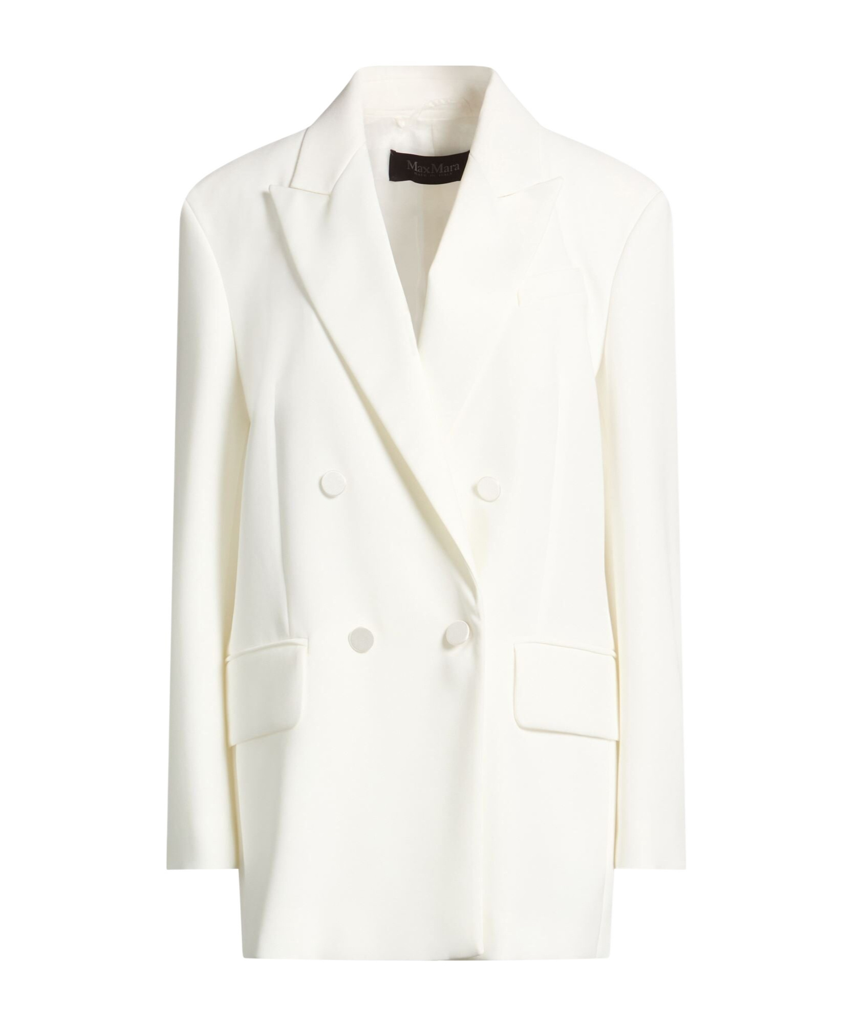 Max Mara Double-breasted Suit In White