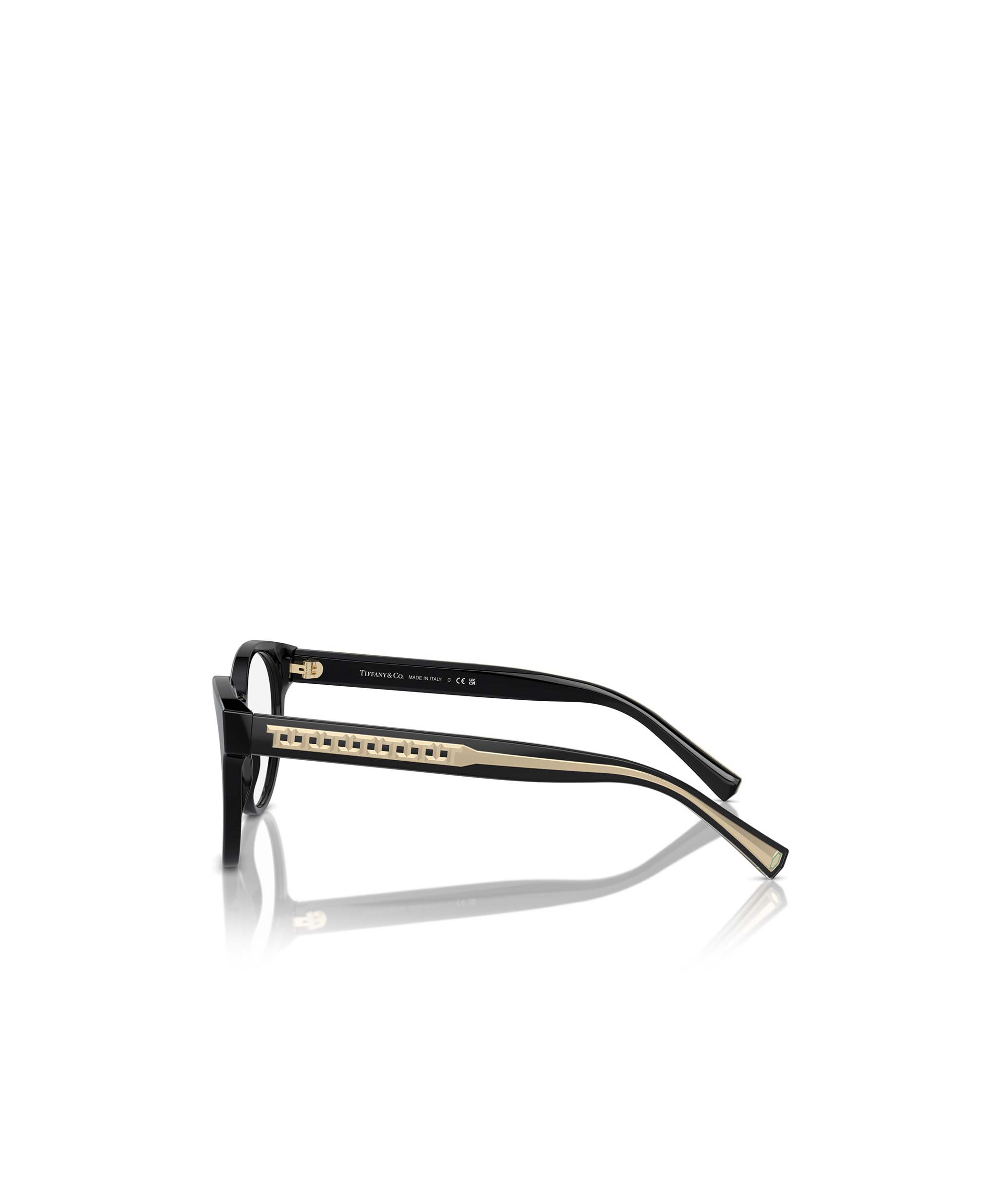 Tiffany & Co Geometrically Framed Flat Mirror In Black