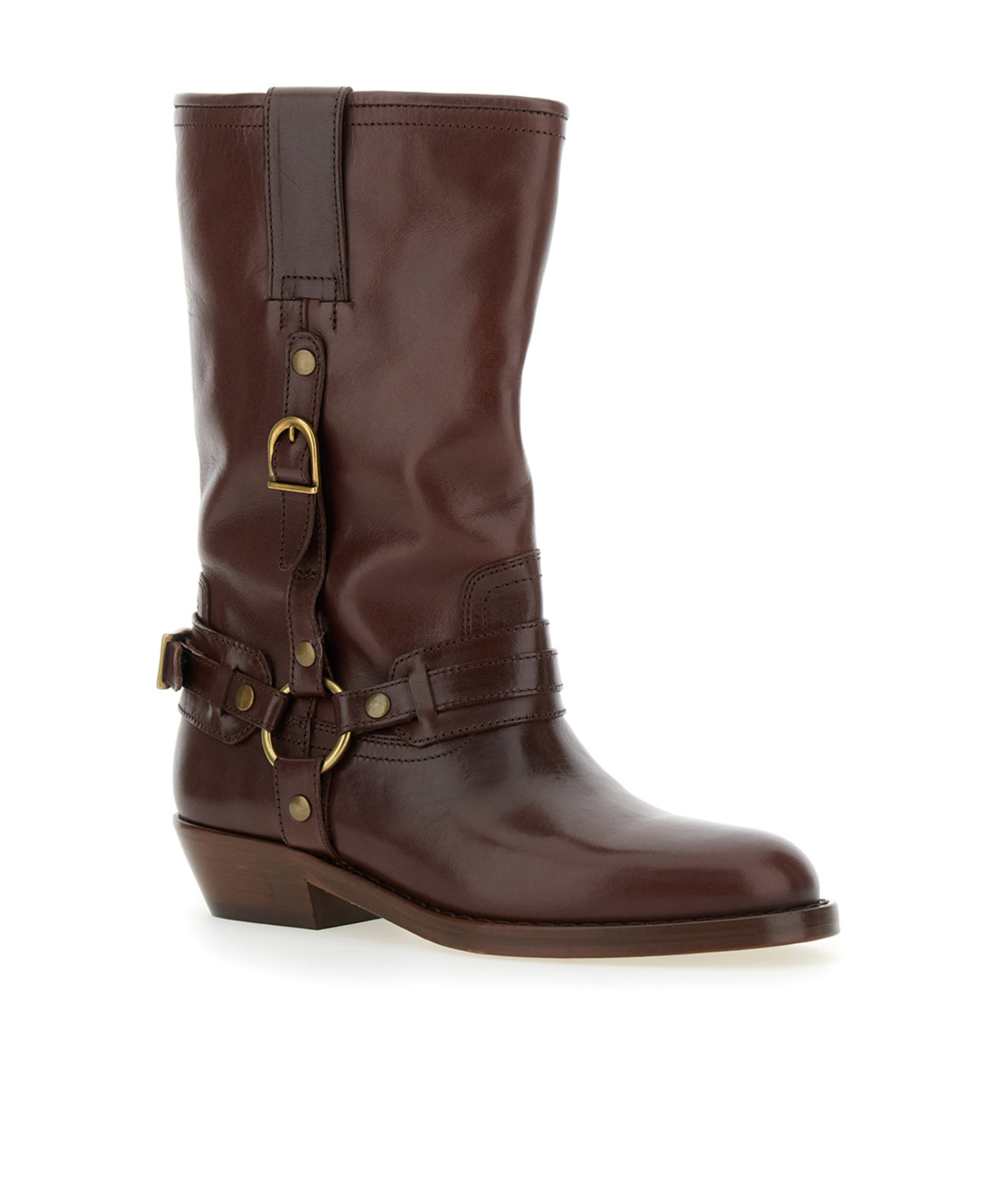 Isabel Marant Brown Heiko Mid-calf Boots In Brown