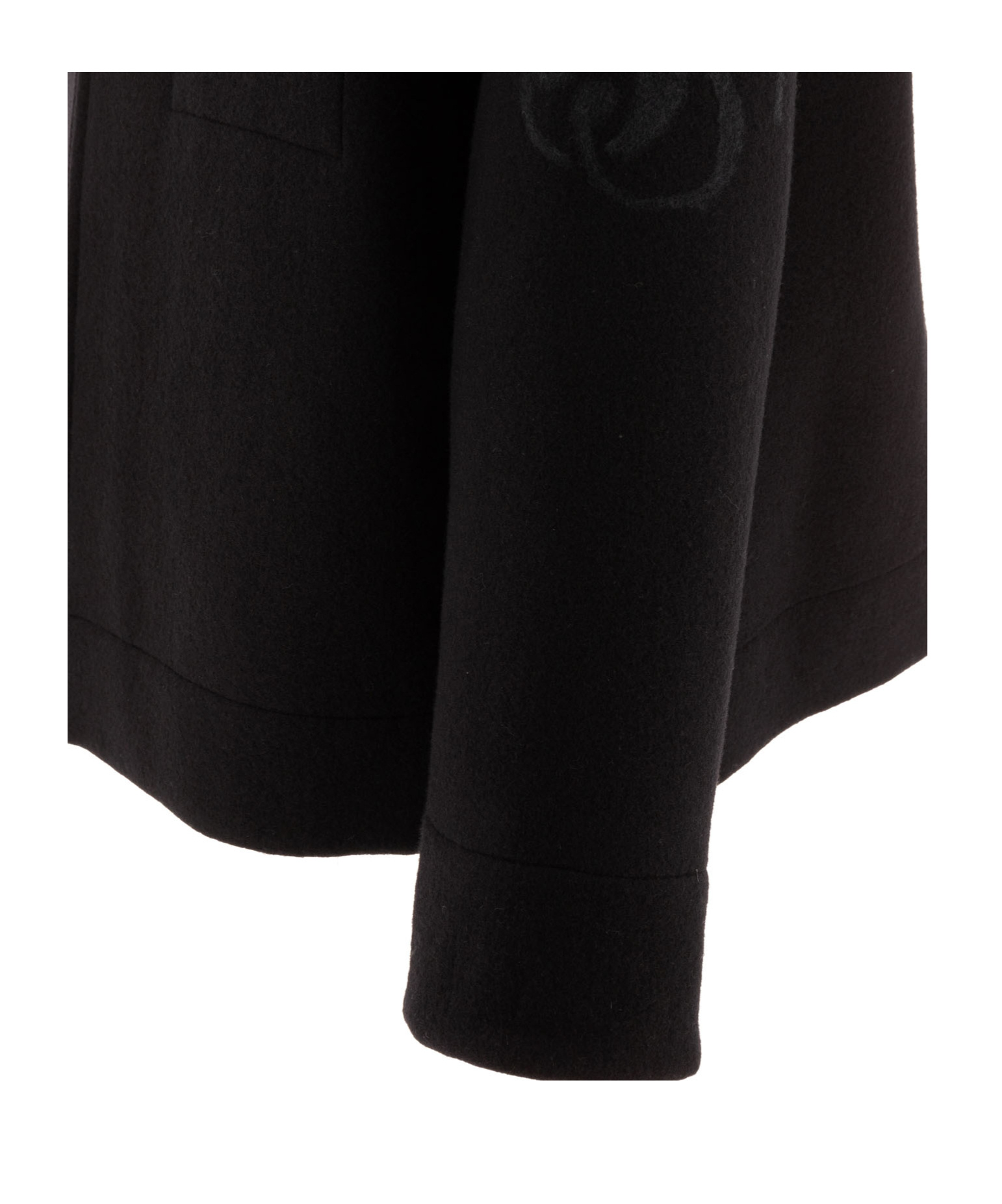 Jil Sander Zipped Up Wool Jacket In Black