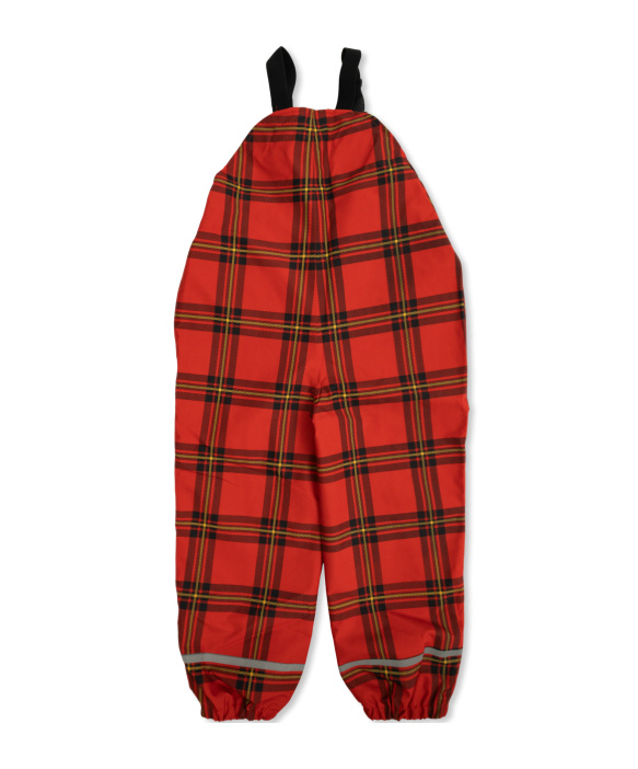 Shop Mini Rodini Edelweiss Overalls In Red