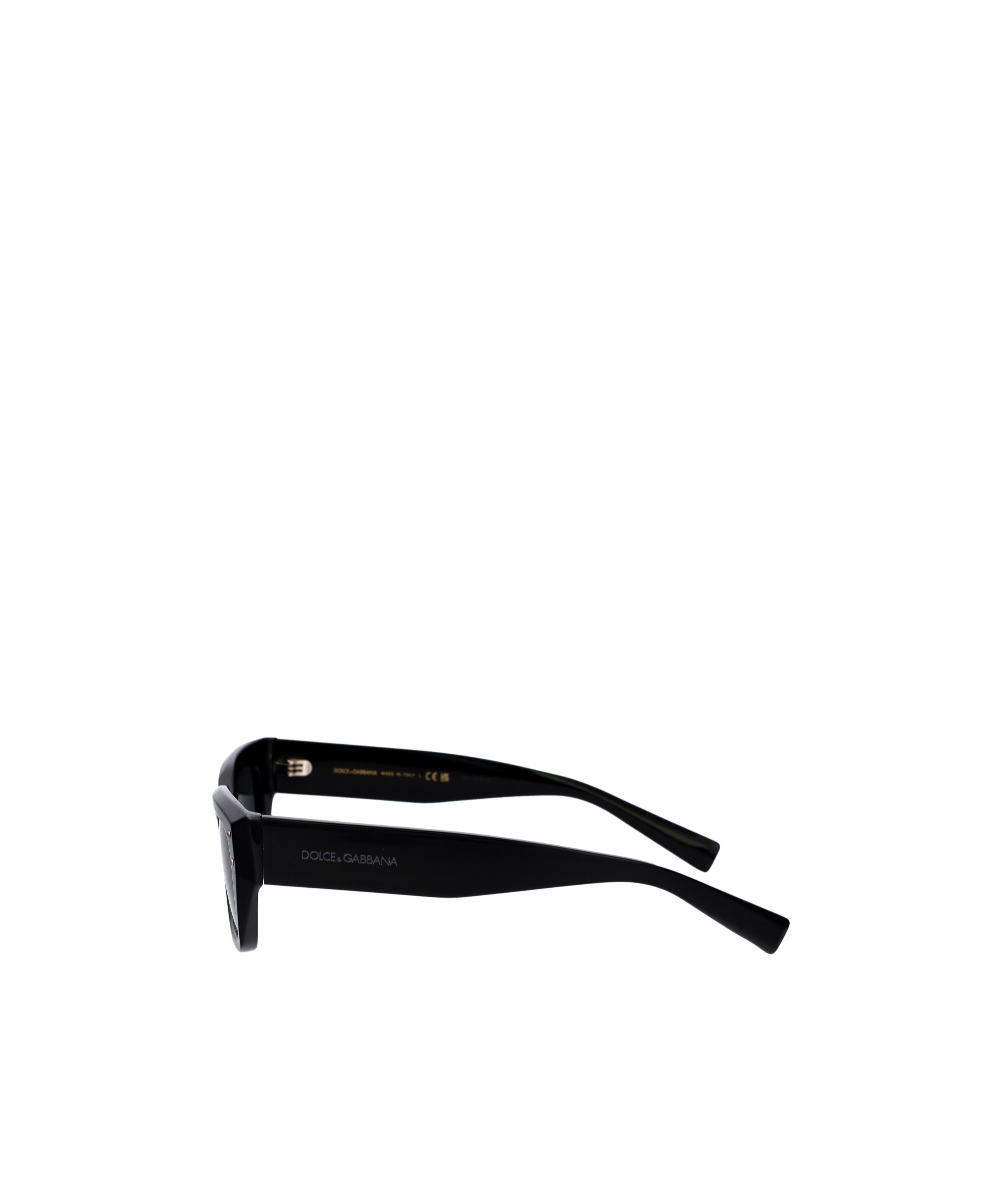Dolce & Gabbana Logo-print Sunglasses In Black