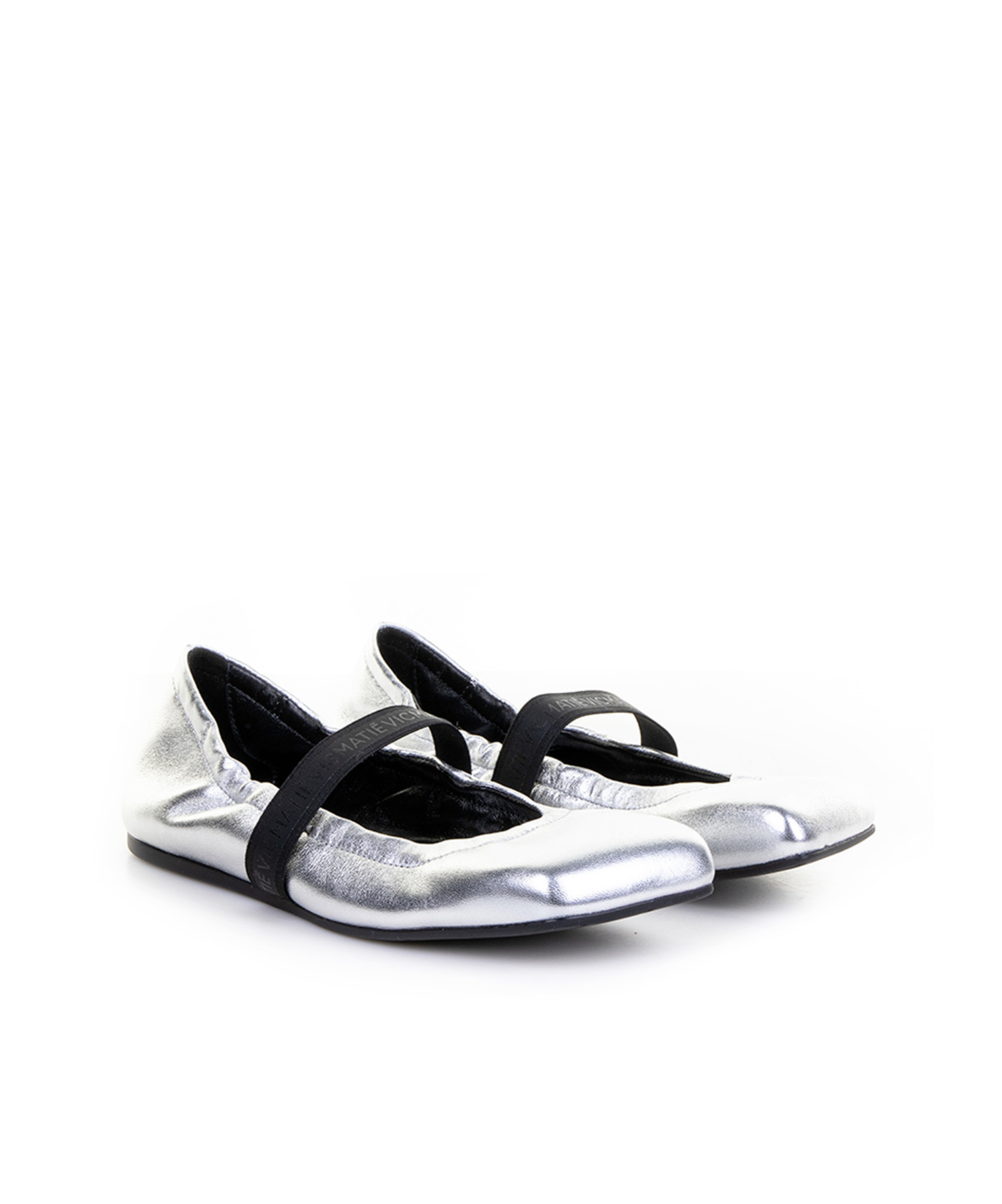 VIC MATIE VIC MATIE ALMOND TOE SLIP-ON BALLERINAS