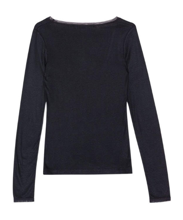 Remain Birger Christensen Long Sleeve Knitted T-shirt In Gray