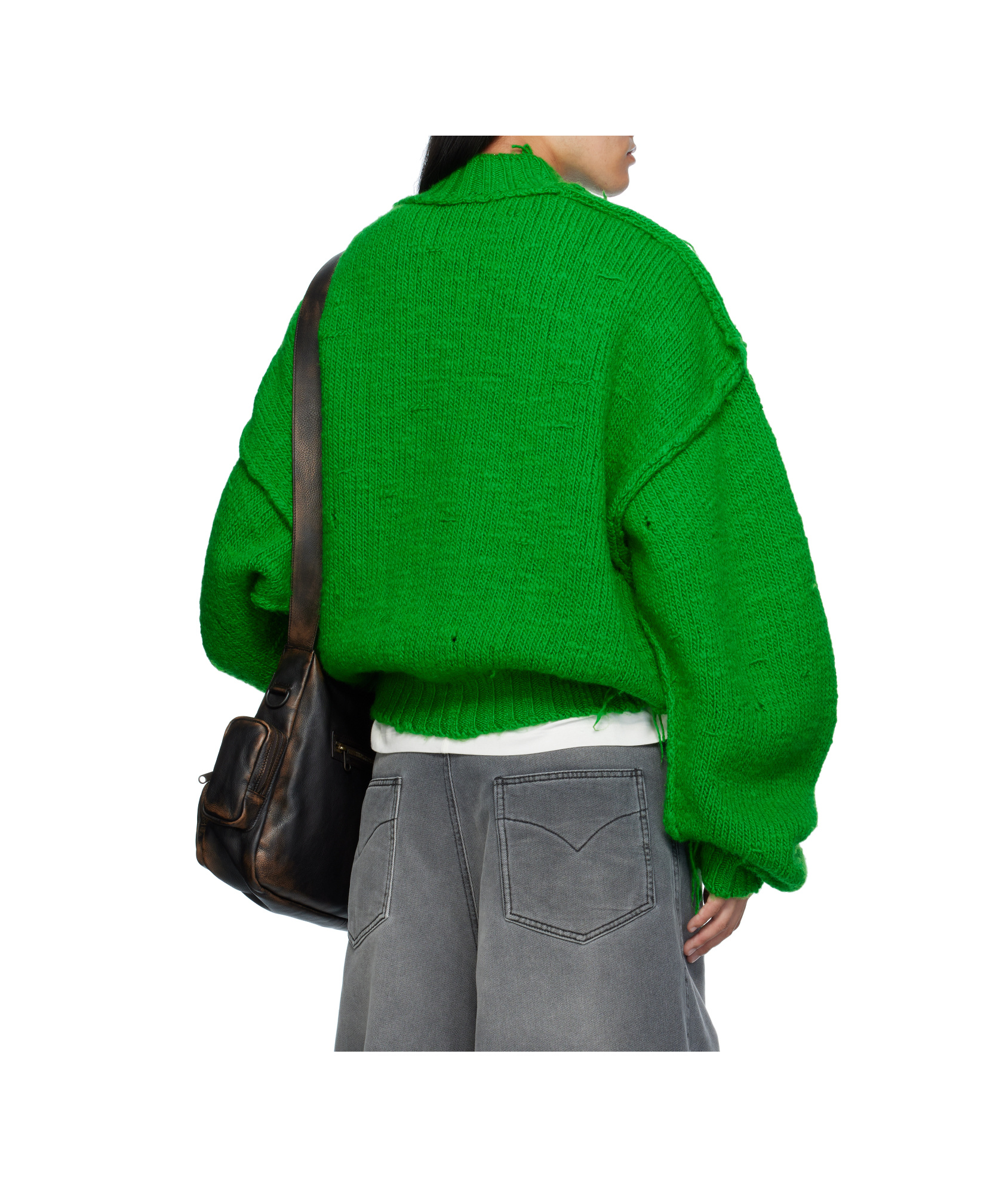 Lu'u Dan Kingpin Knit Sweater In Green