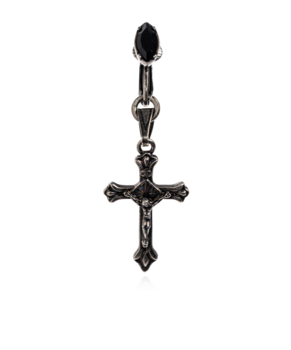 Dsquared2 Cross Earring In Black