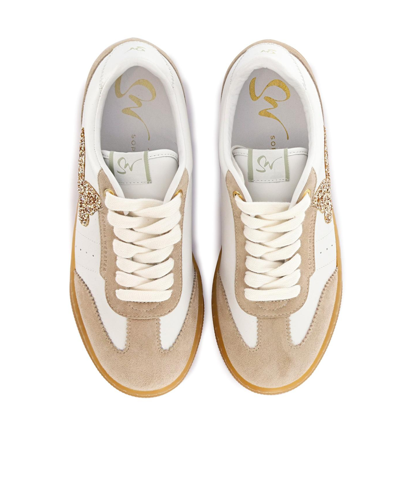 SOPHIA WEBSTER ROUND-HEAD SNEAKERS