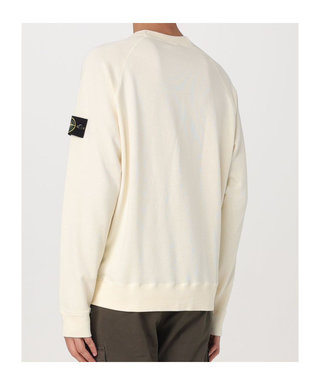 Stone Island 508a3 Maglia In Lana In Nude
