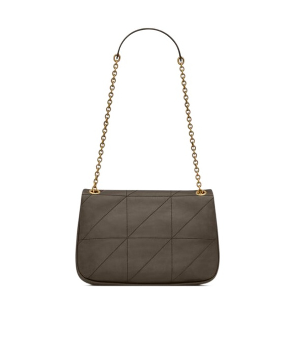 Saint Laurent Jamie 4.3 Logo Plaque Shoulder Bag In Brown