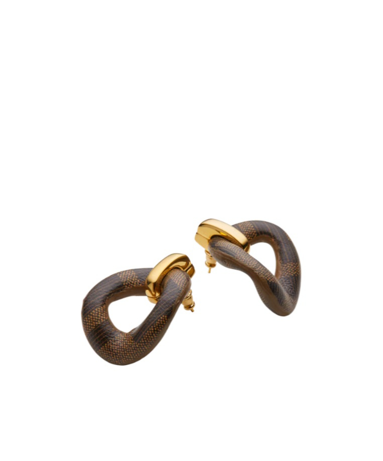 FENDI FENDI FILO RING-SHAPED EARRINGS