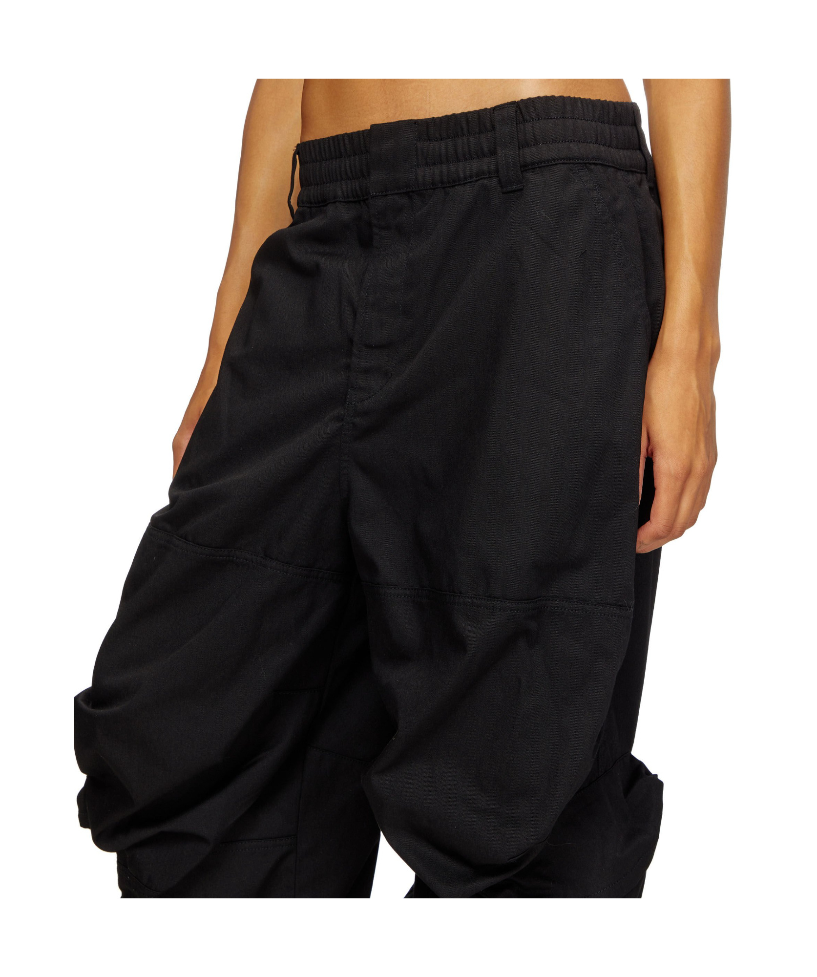 Shop Diesel P-arne-fem-p2 Cargo Pants In Black