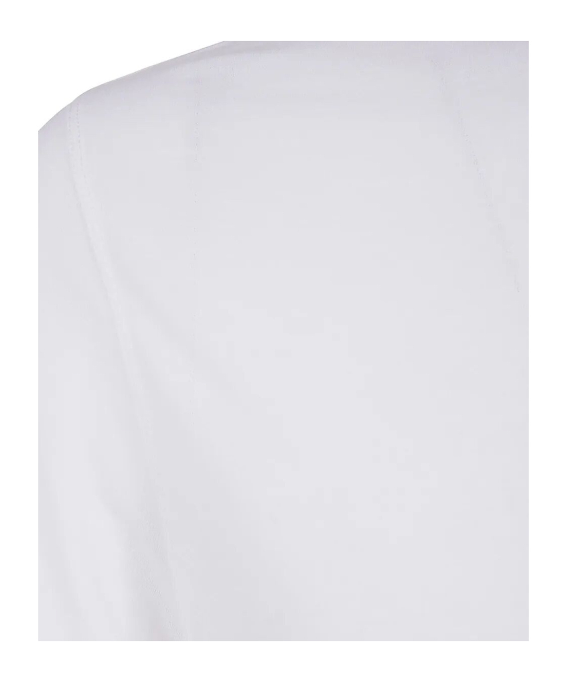 Zanone Crew Neck Plain Design Long Sleeves In White