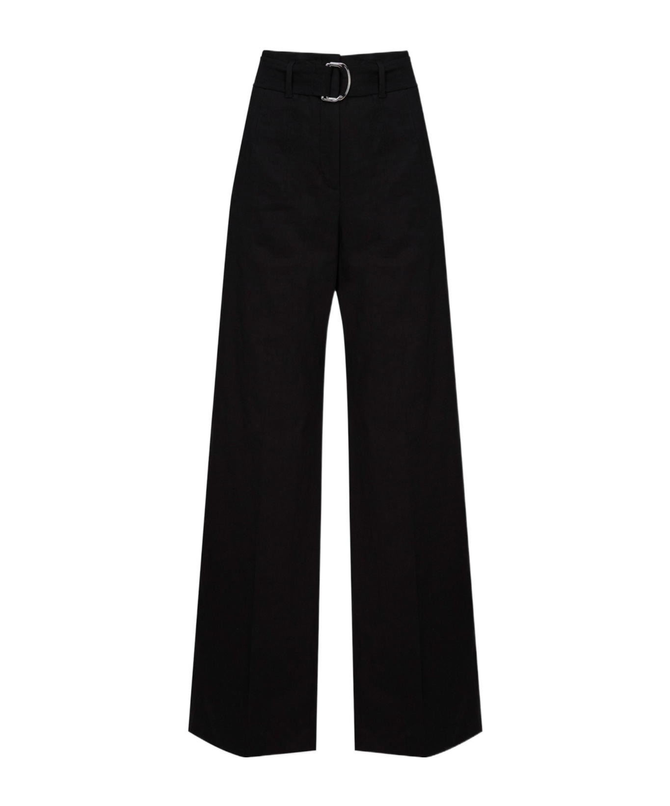 Hugo Boss Belt-loop Casual Pants In Black