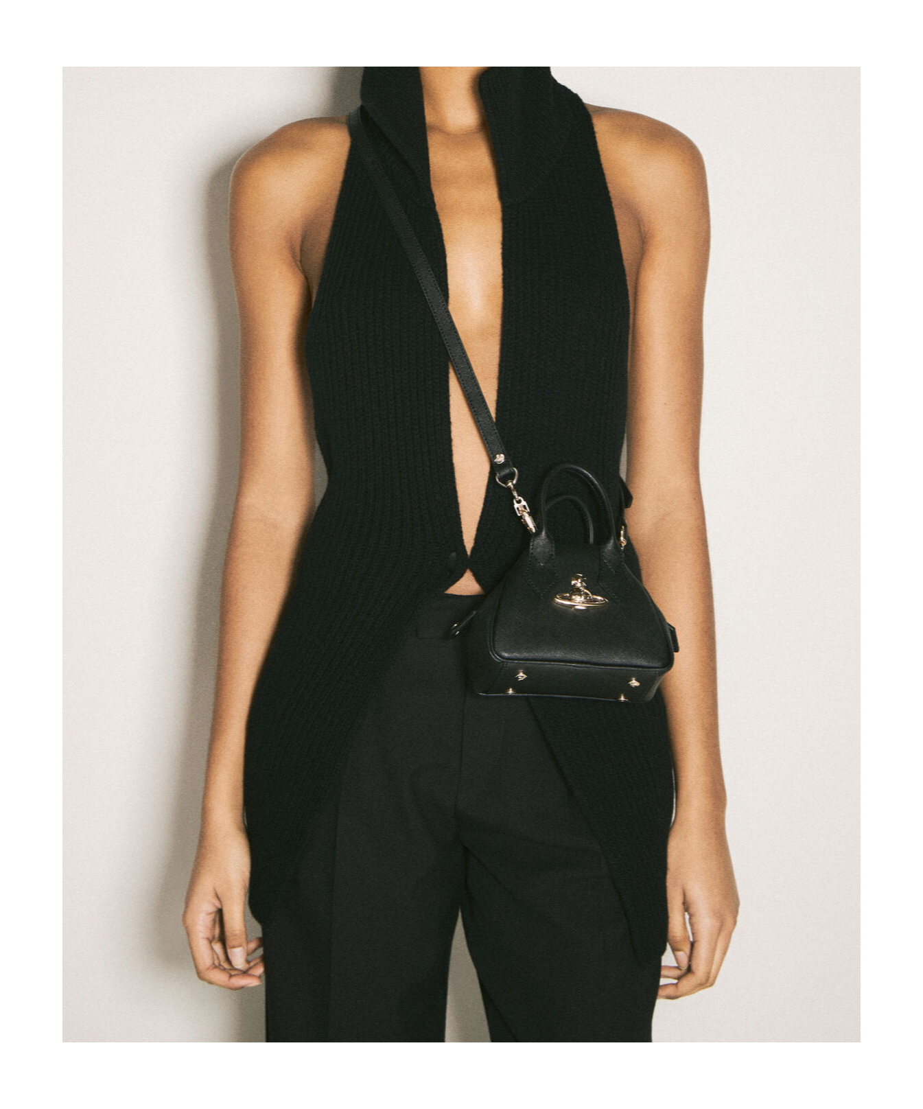 Vivienne Westwood Yasmine Mini Handbag In Black