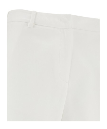 Valentino Twill Knee-lenght Shorts In White