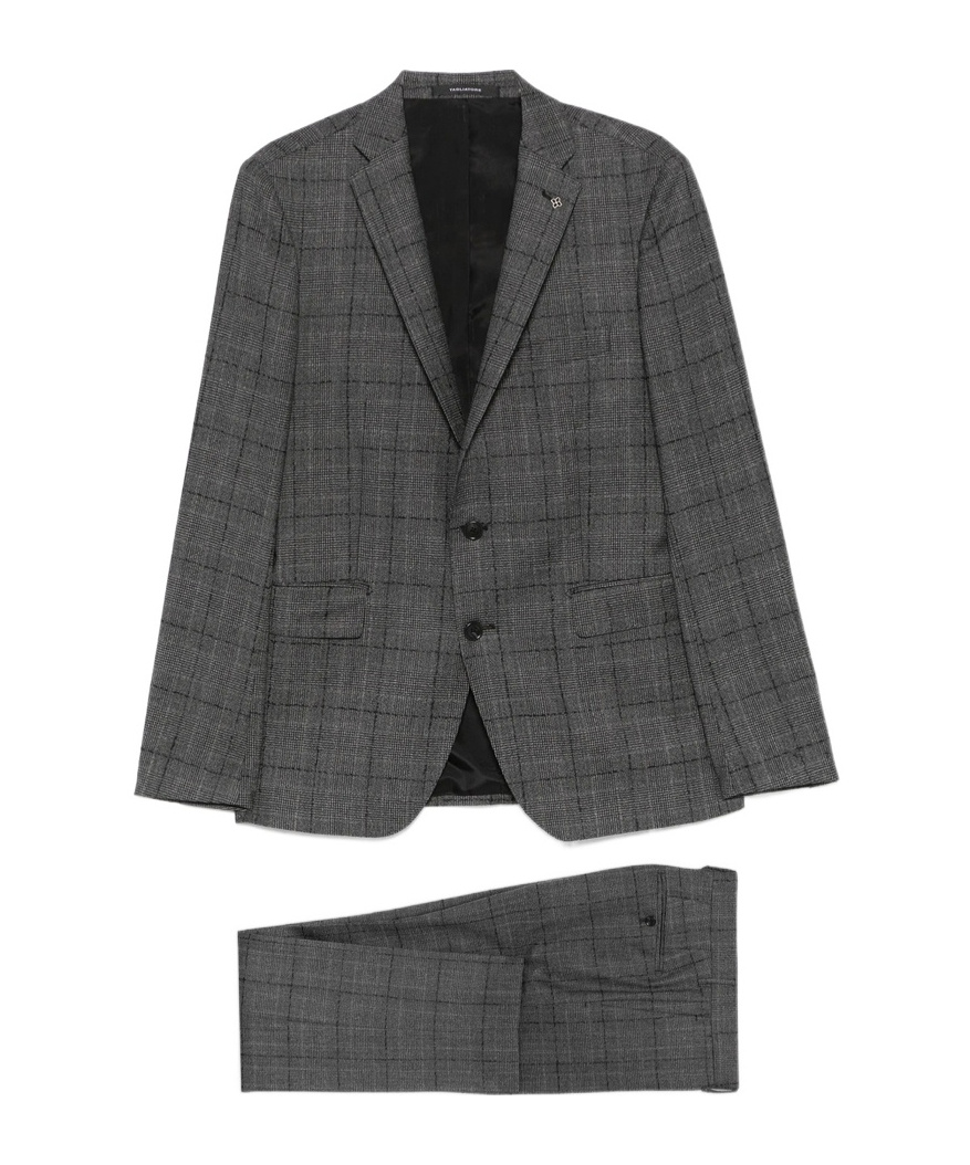 Shop Tagliatore Long-sleeved Suit