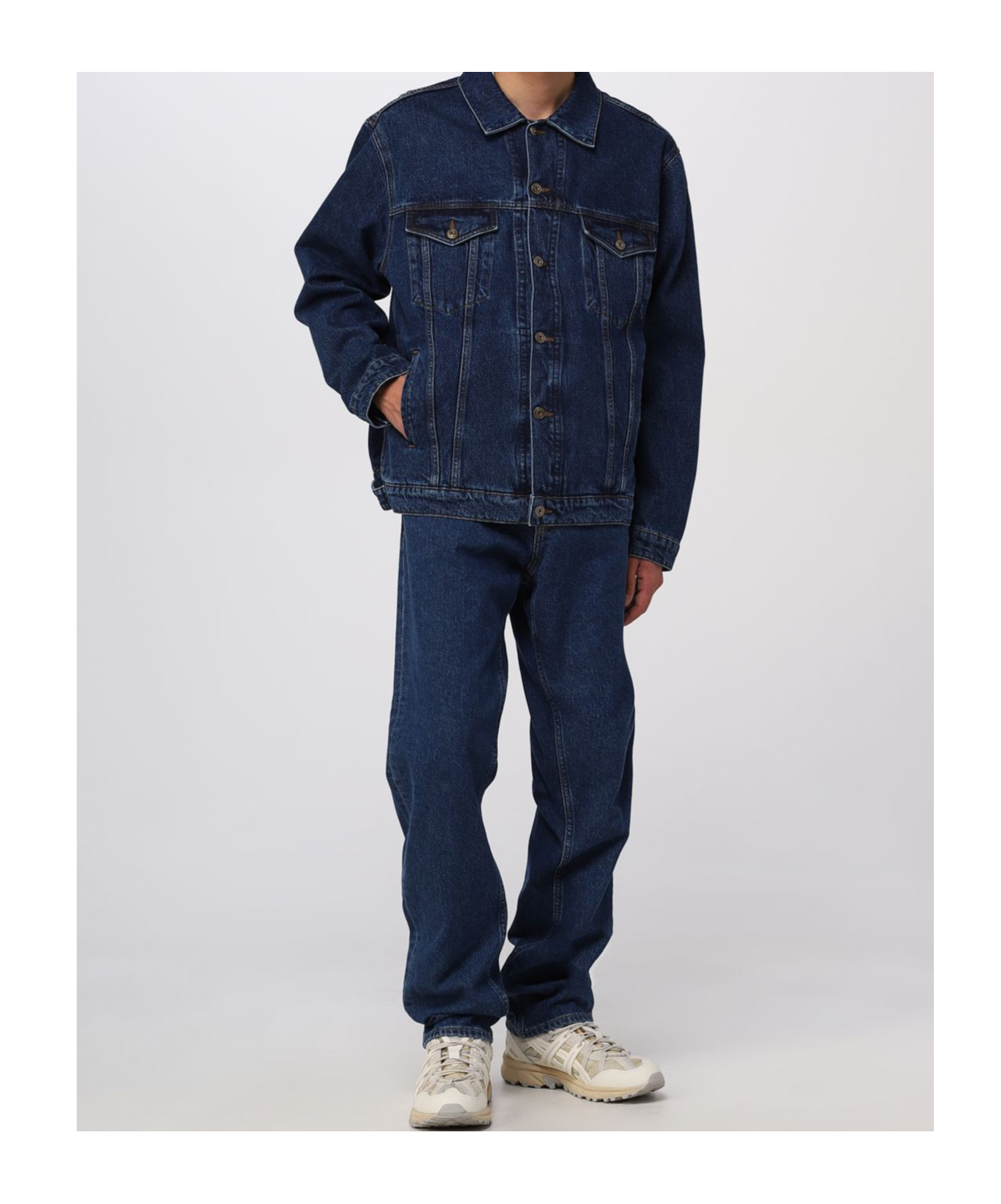 Y/project Classic Wire Jeansjacke In Black