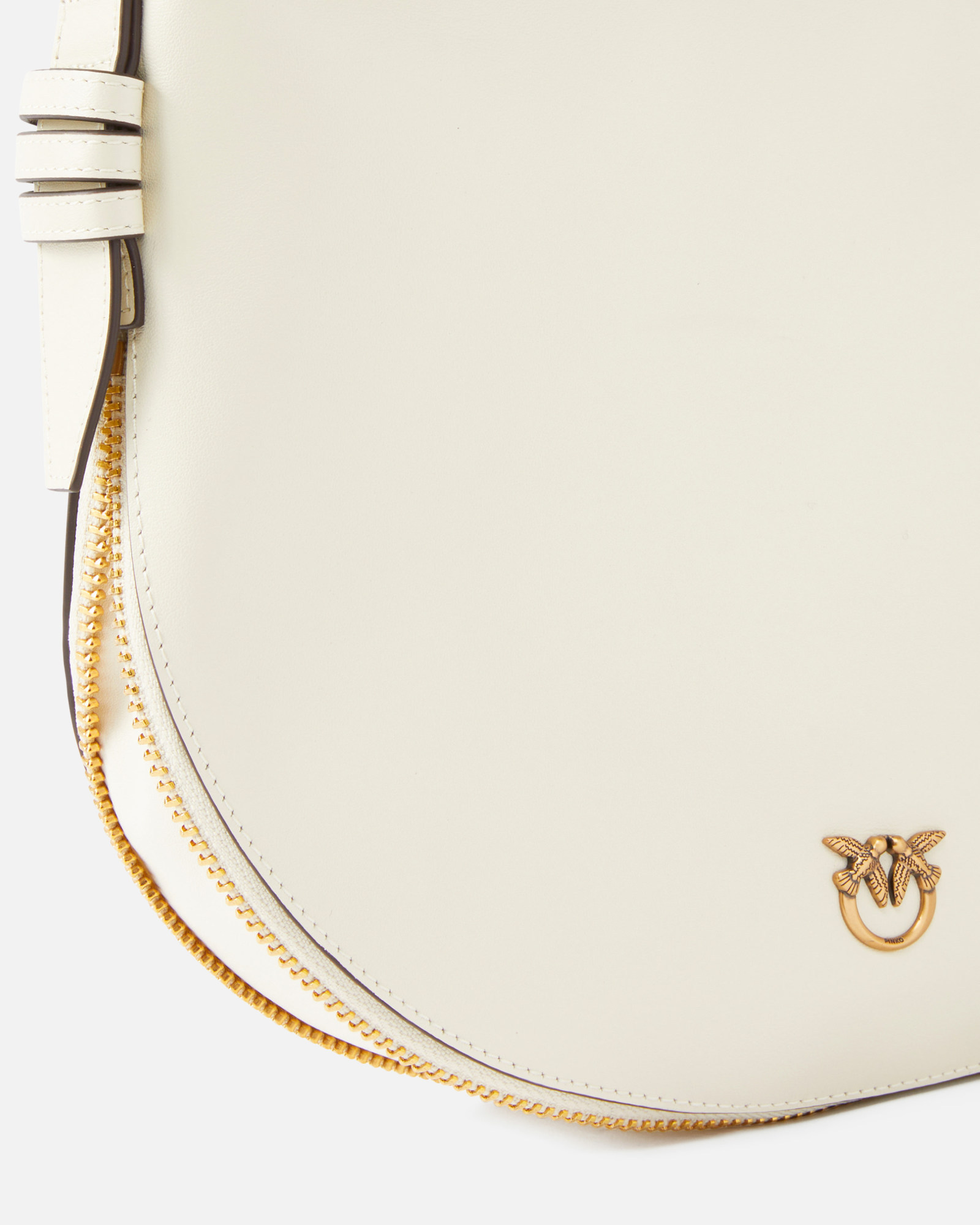 Pinko Love Bag Box Shoulder Bag In Nappa Leather In White