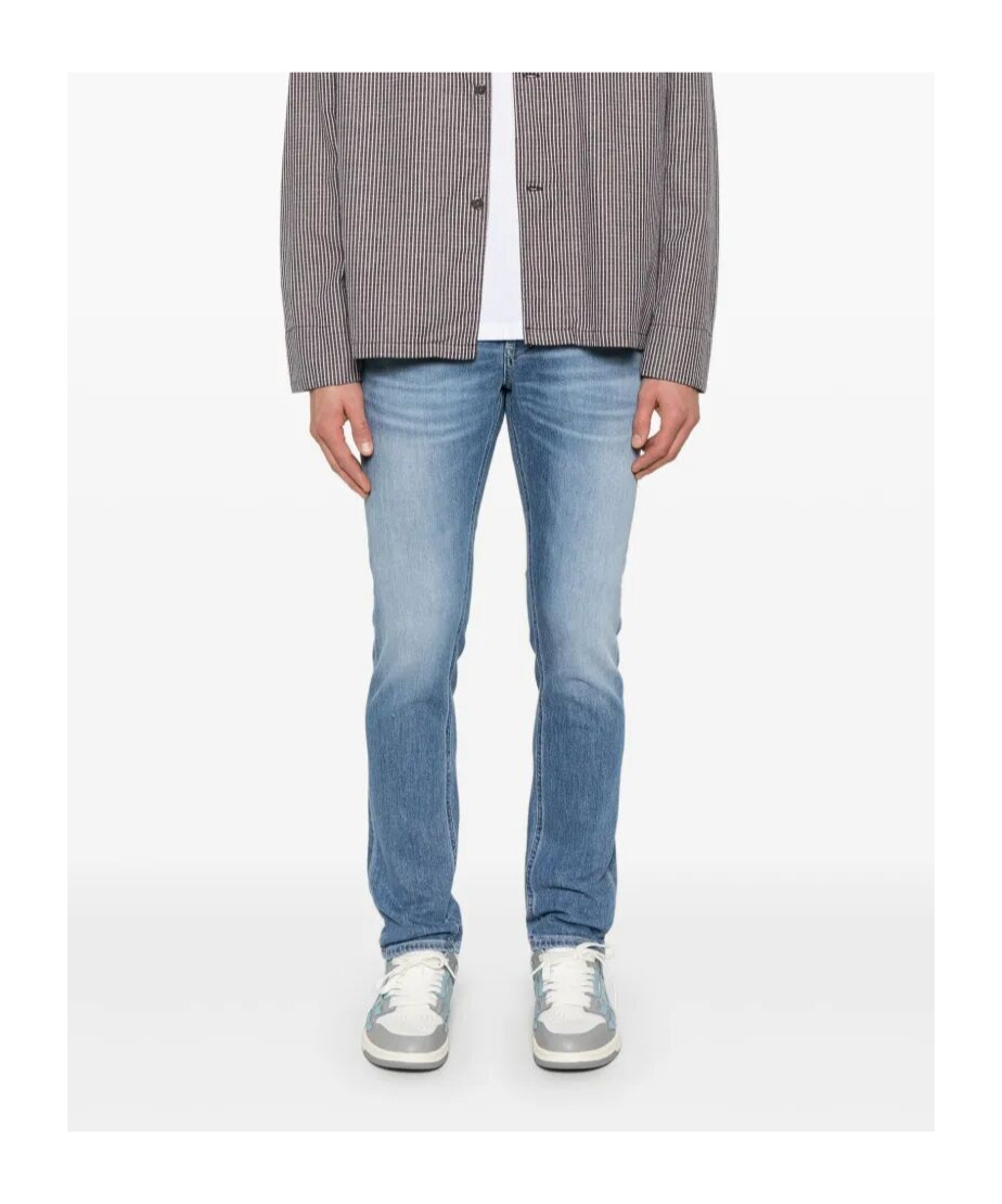Dondup Belt-loop Jeans In Blue