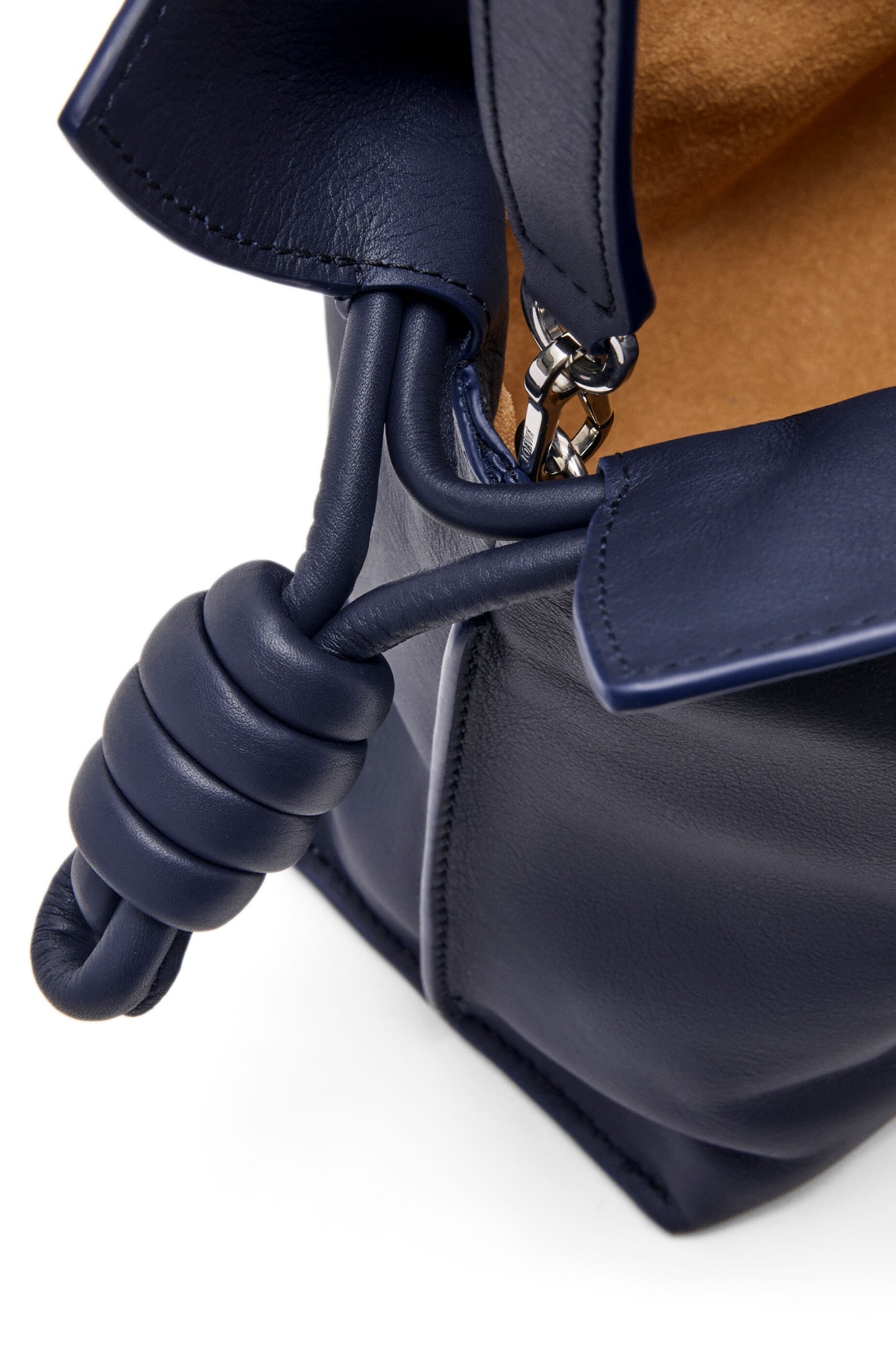 Loewe Medium Flamenco Clutch Bag In Blue