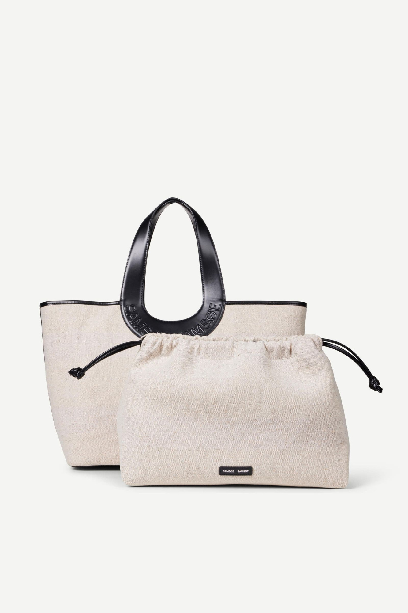 Samsoe & Samsoe Double-handled Handbag In Orange