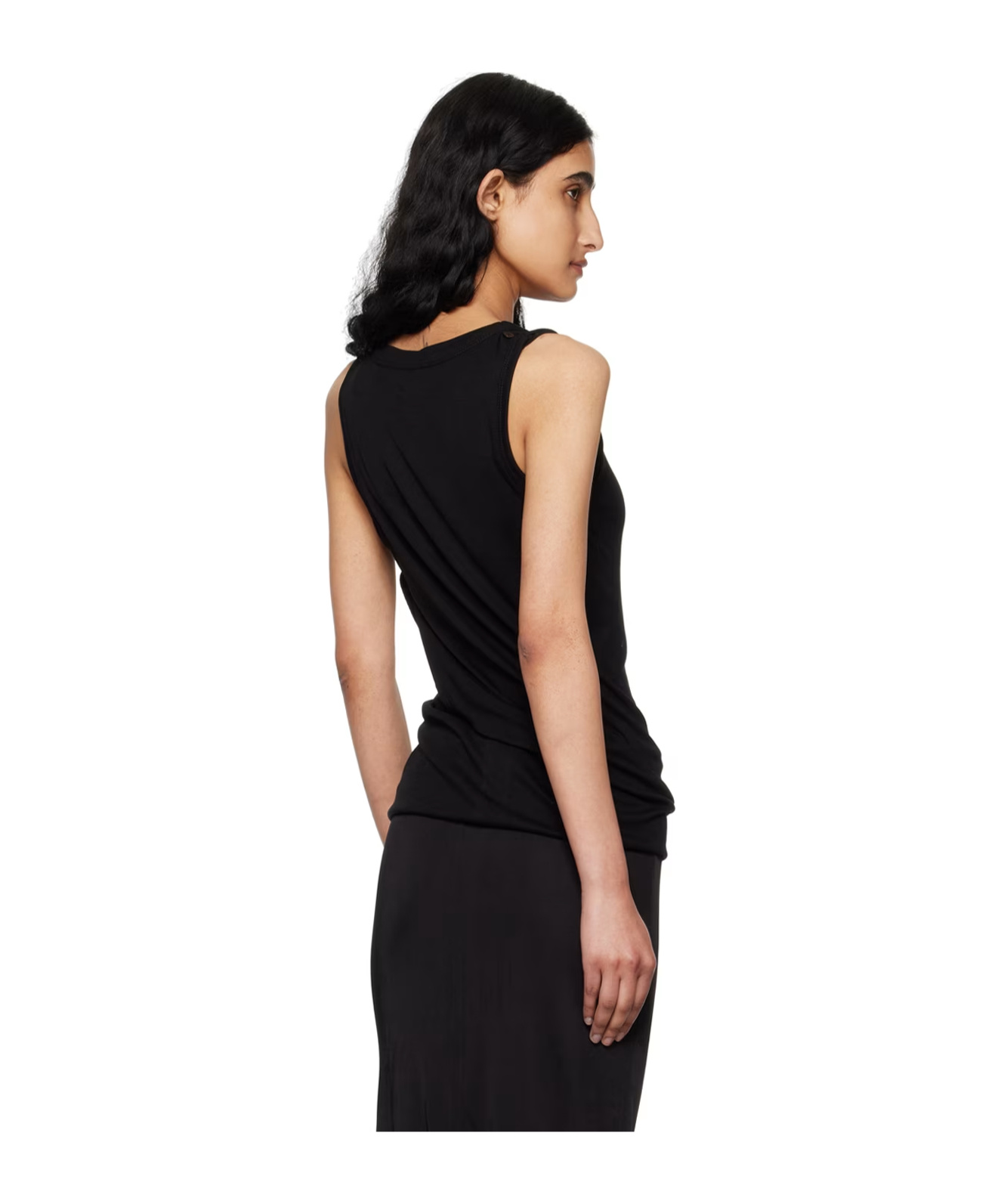 Helmut Lang Convertible Camisole Dress In Black