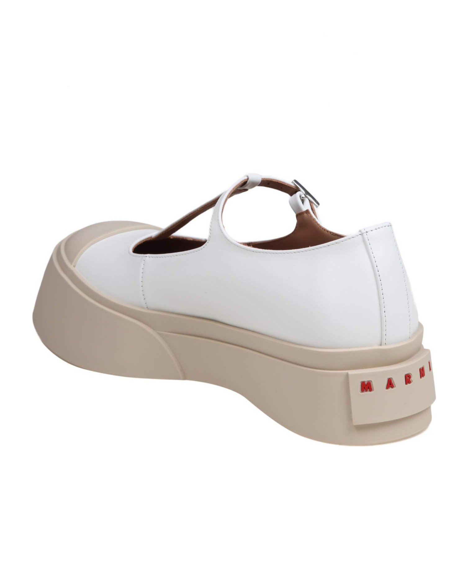 Marni Pablo Mary Jane Sneakers In Nude