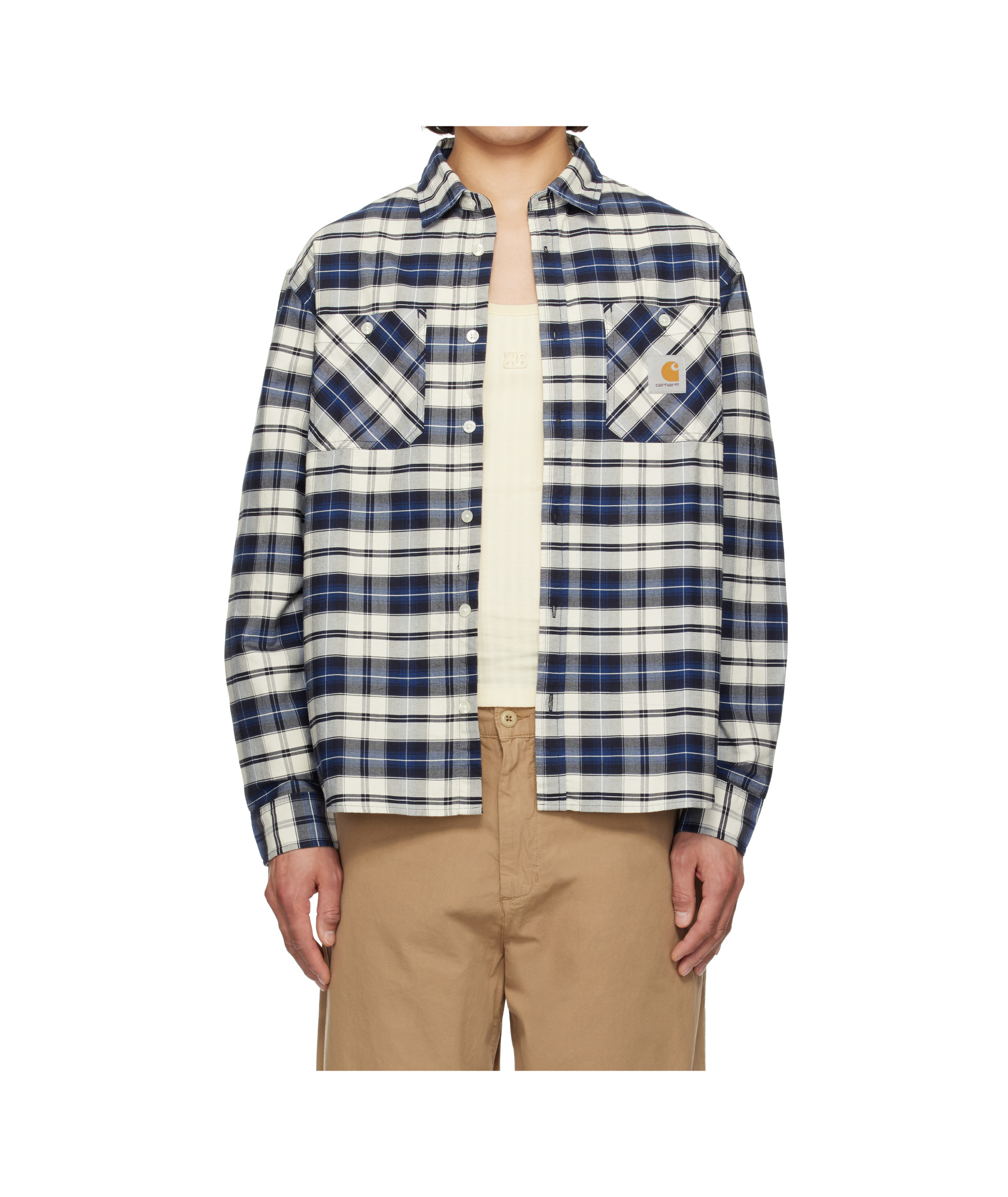 Carhartt Checkered Shirt In Blue