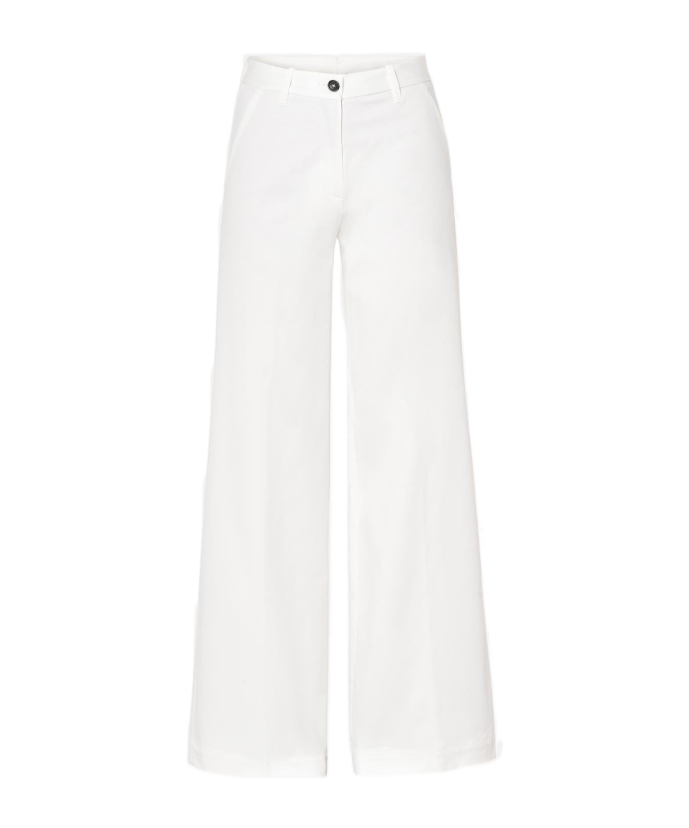 Nine In The Morning Belt Loops Slacks In Milk