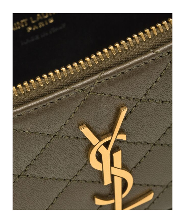 Saint Laurent Gaby Cross Body Bag In Brown