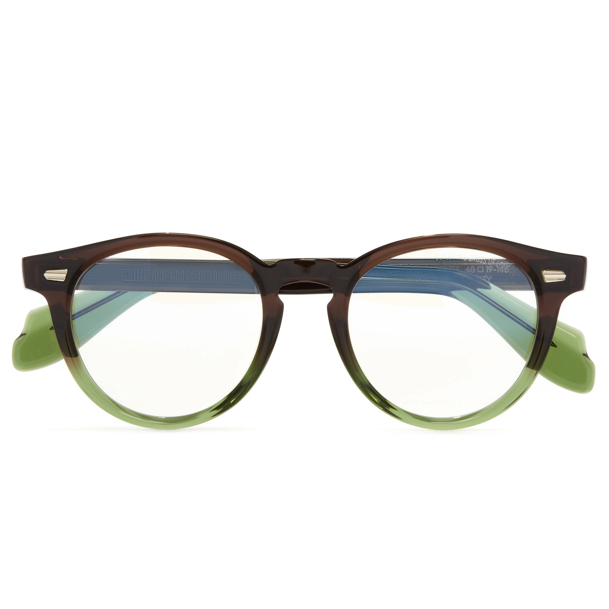 Cutler  Gross Round Flat Mirror In Brown