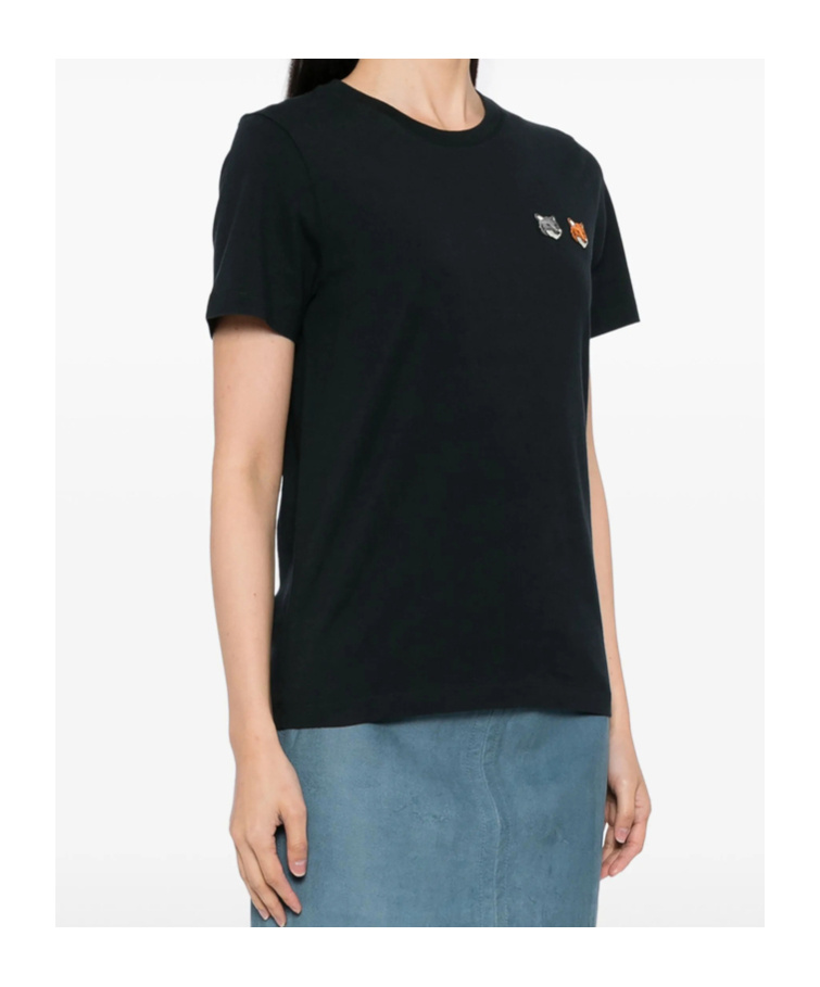 Maison Kitsuné Cotton T Shirts In Black