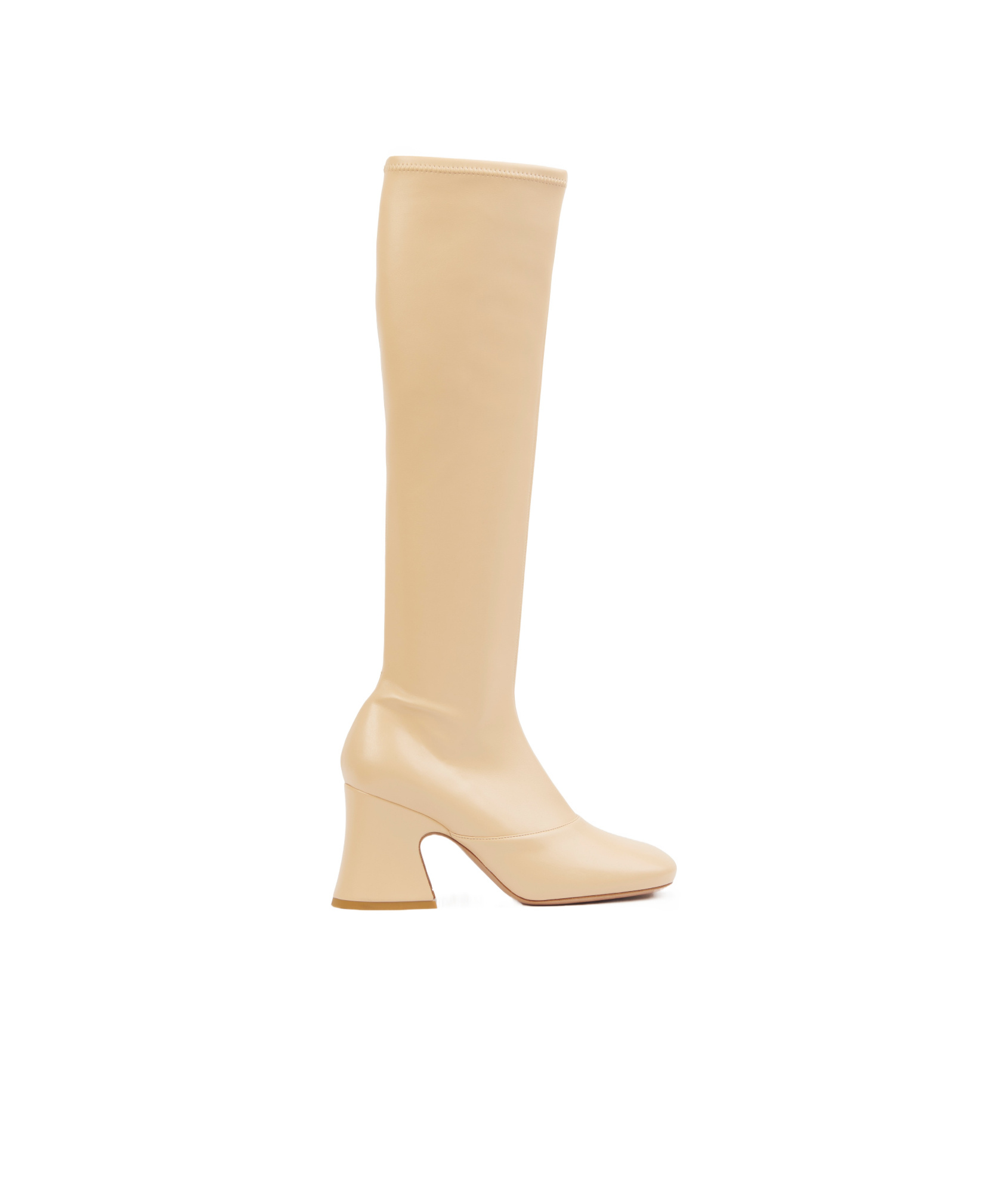 Chloé Knee-high Block-heel Boots In Neutral