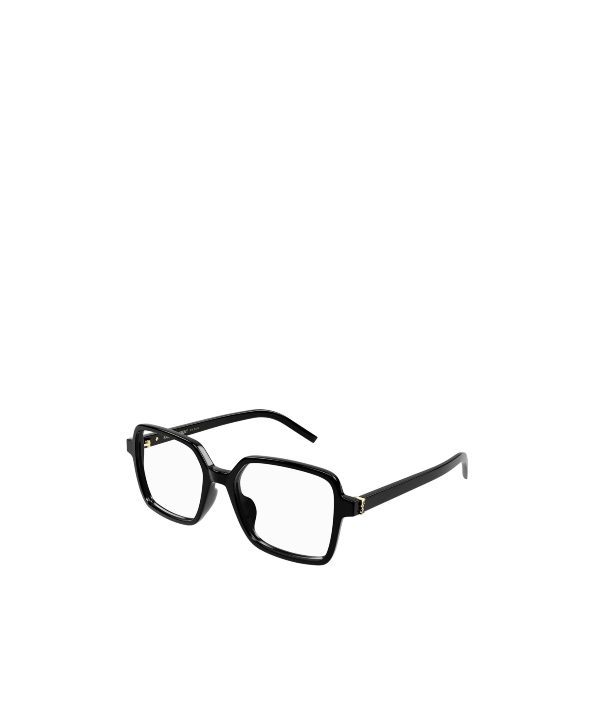 Saint Laurent Logo Flat Mirror In Black