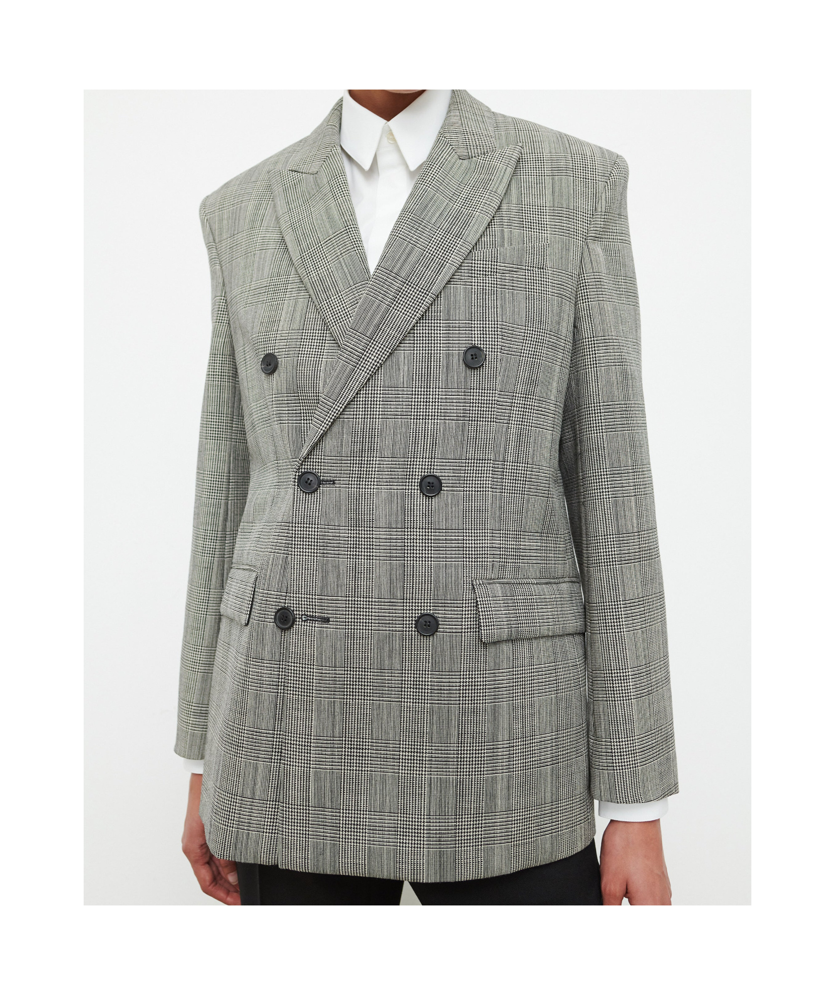 Shop Wardrobe.nyc Double-breasted Blazer In Black