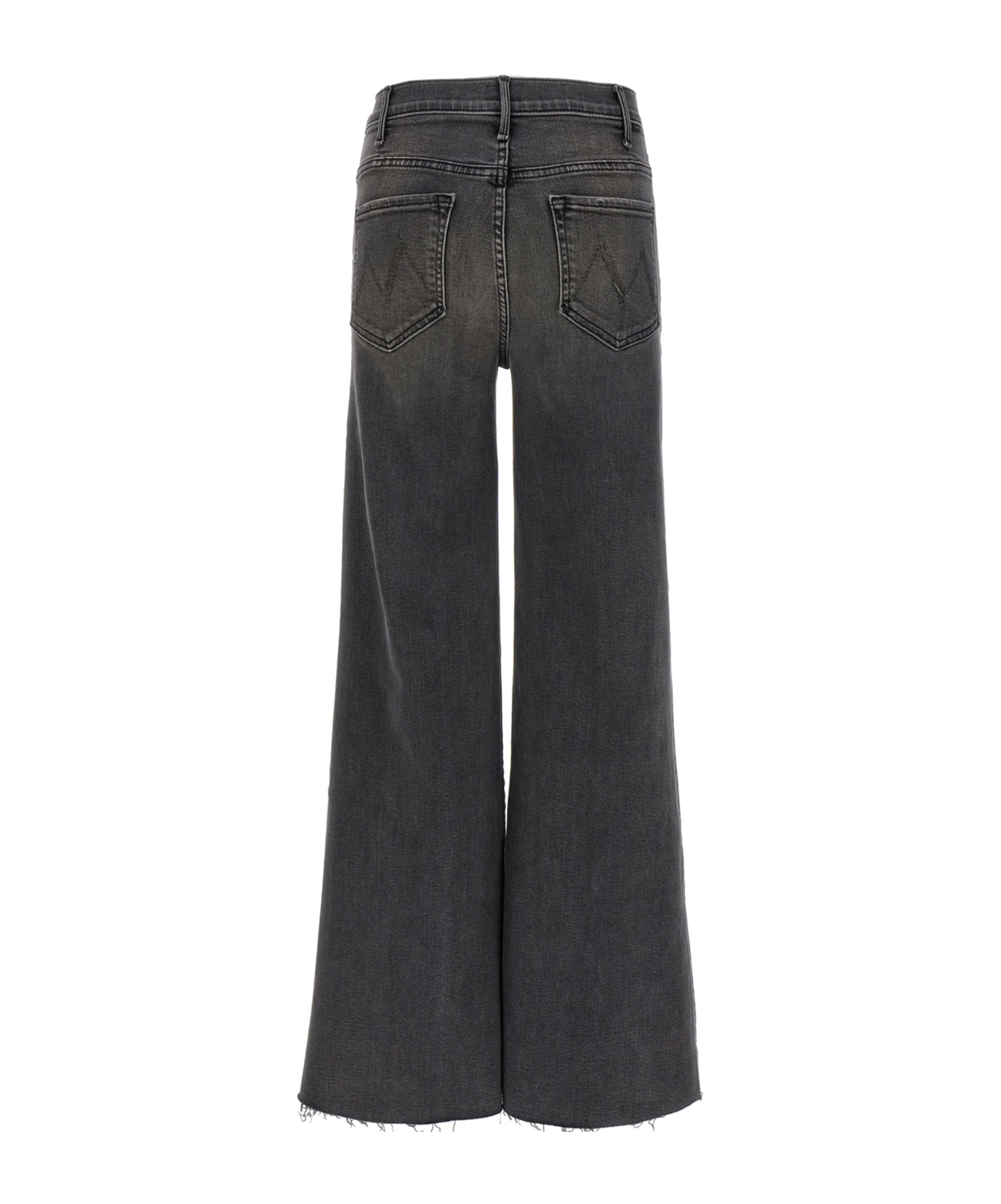 Mother The Patch Pocket Twister Sneak Up In Smoke Straight Jean In Gray