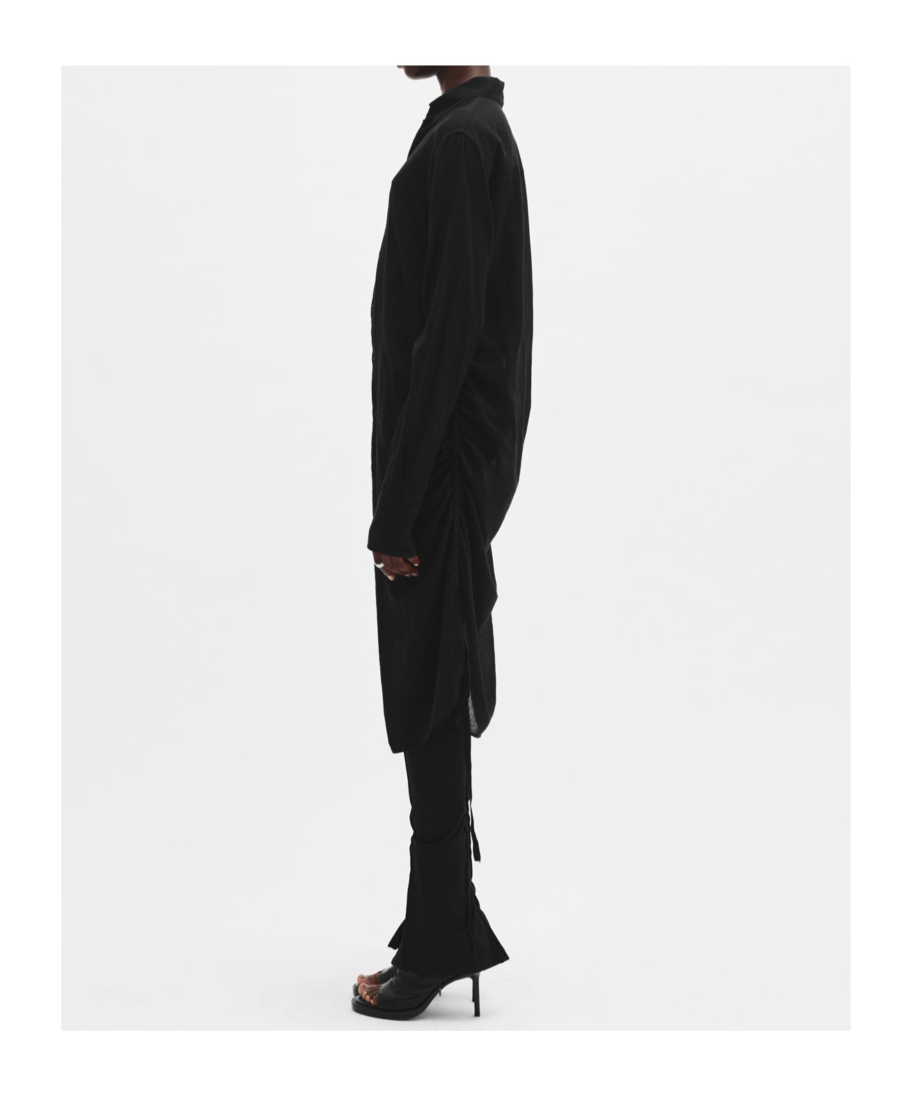 Ann Demeulemeester Sandrina High-comfort Shirt In Black