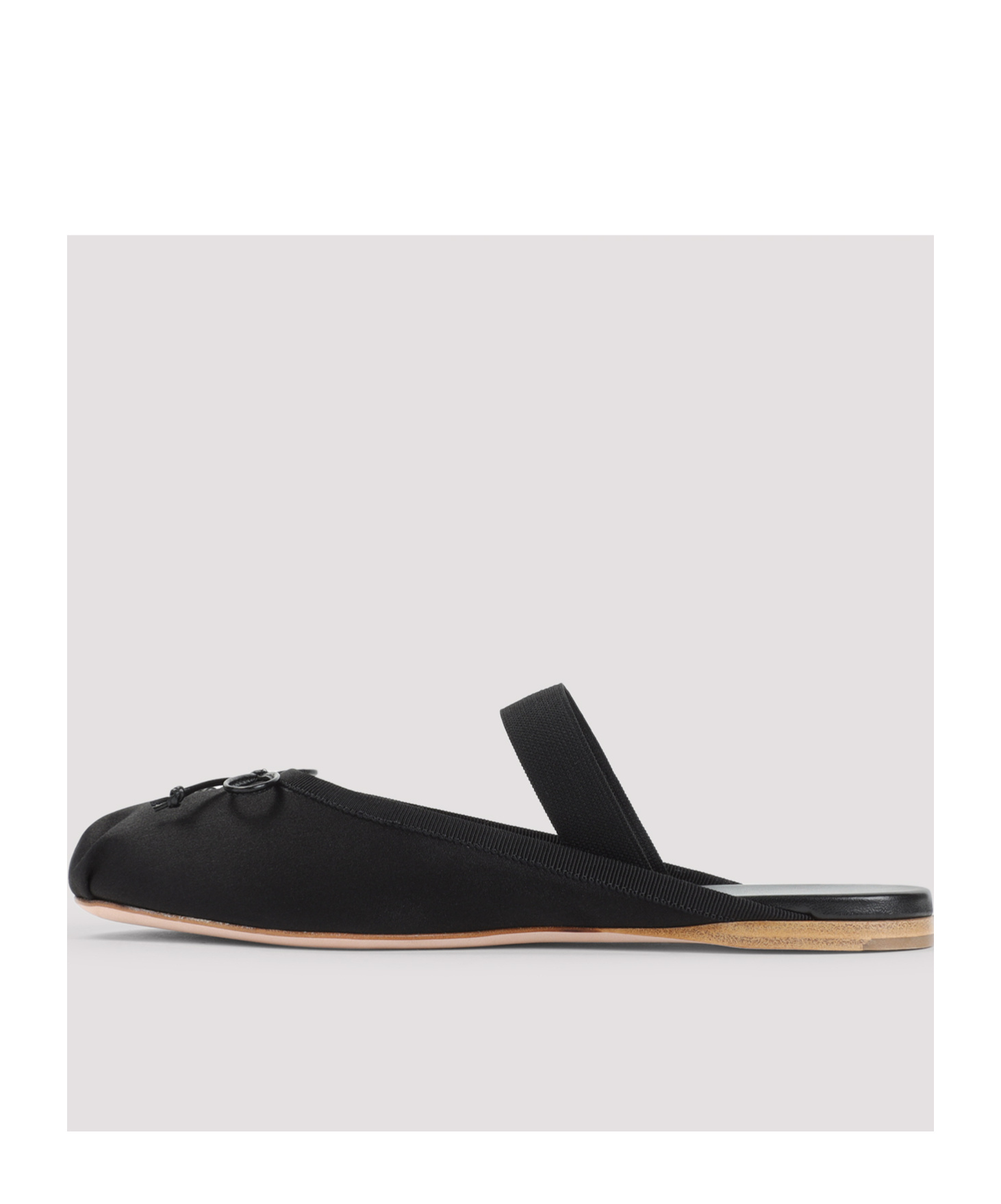 Miu Miu Black Viscose Mules