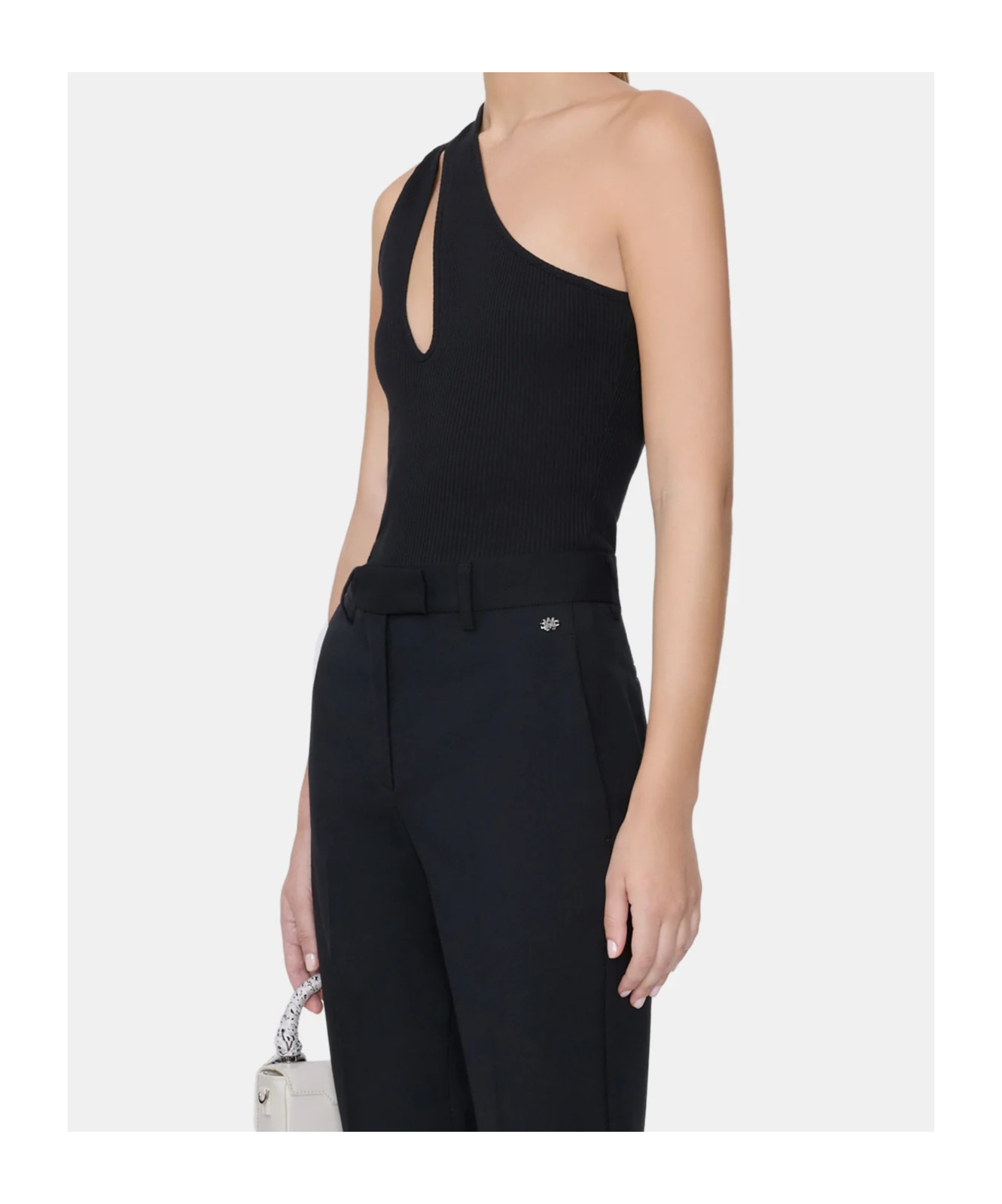 Amiri Asymmetric Top In Black
