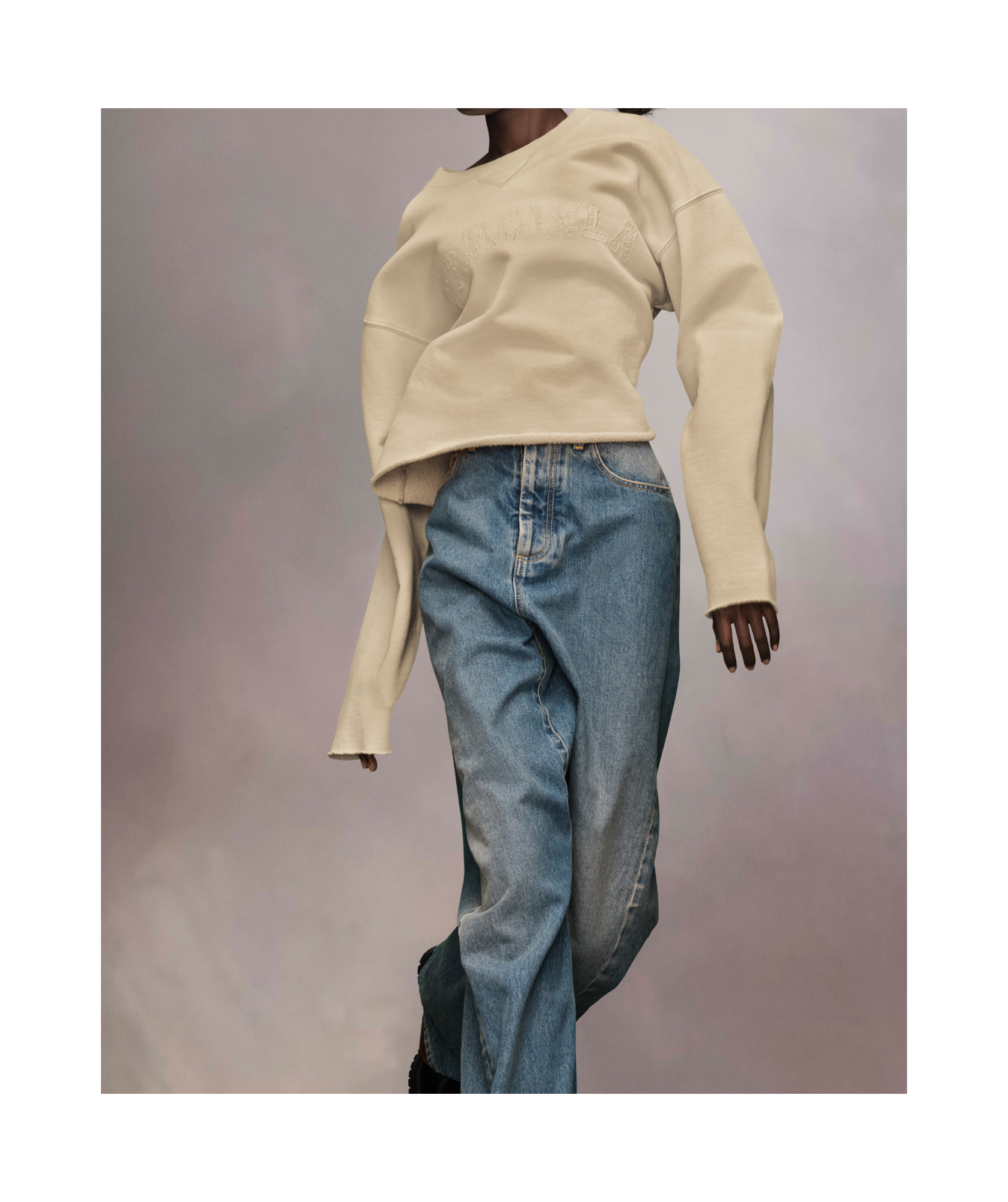 MAISON MARGIELA MAISON MARGIELA FIRM LONG SLEEVED SWEATSHIRT