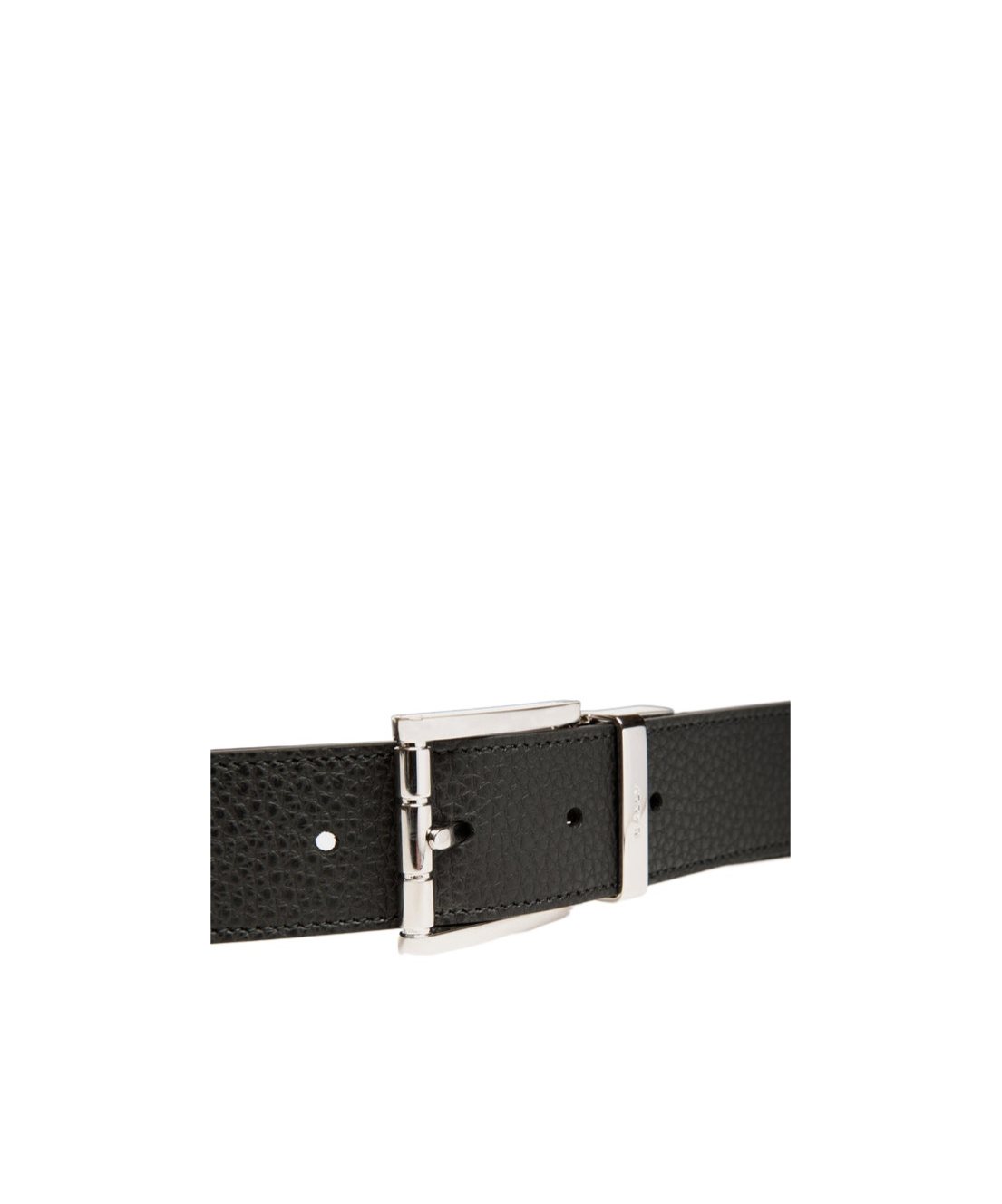 Bally Logo-engraved Buckled Belt In Black
