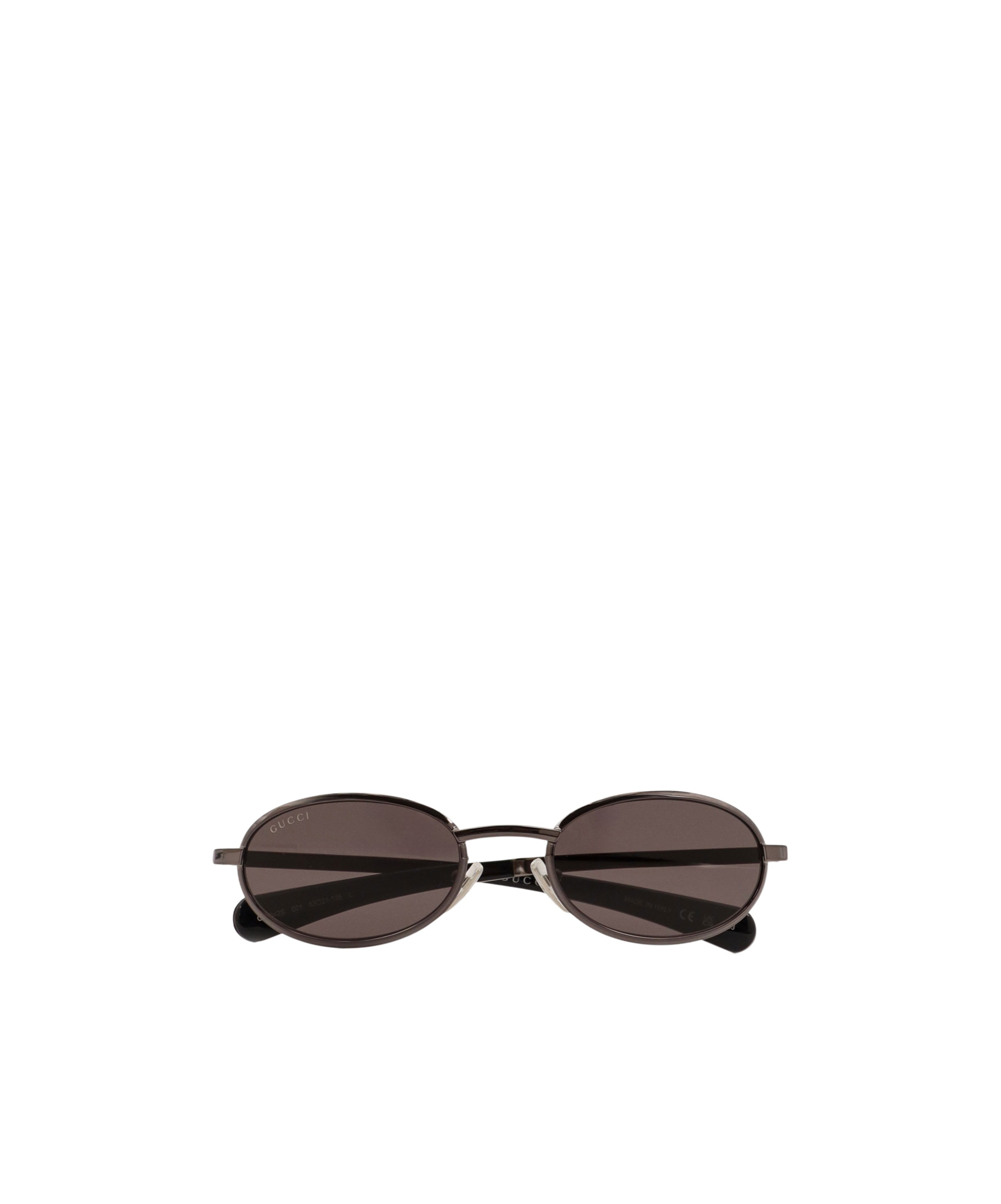 Gucci Women Acetate Sunglasses With Metal Profiles